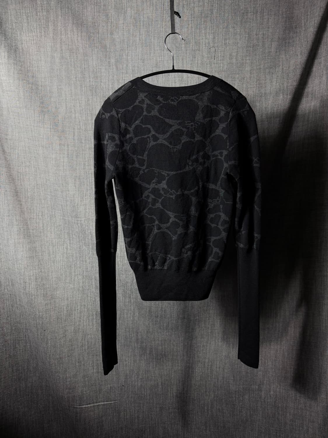 비비안웨스트 하트 패턴 니트가디건 상품이미지2