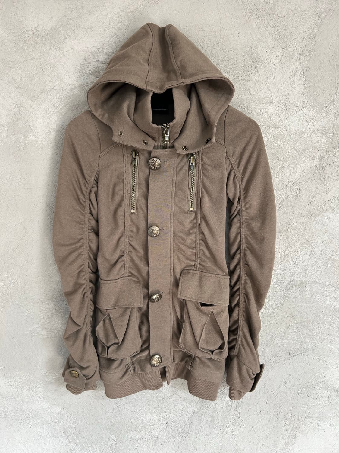 Rose fan fan 셔링자켓 펑크갸루모리걸 상품이미지1