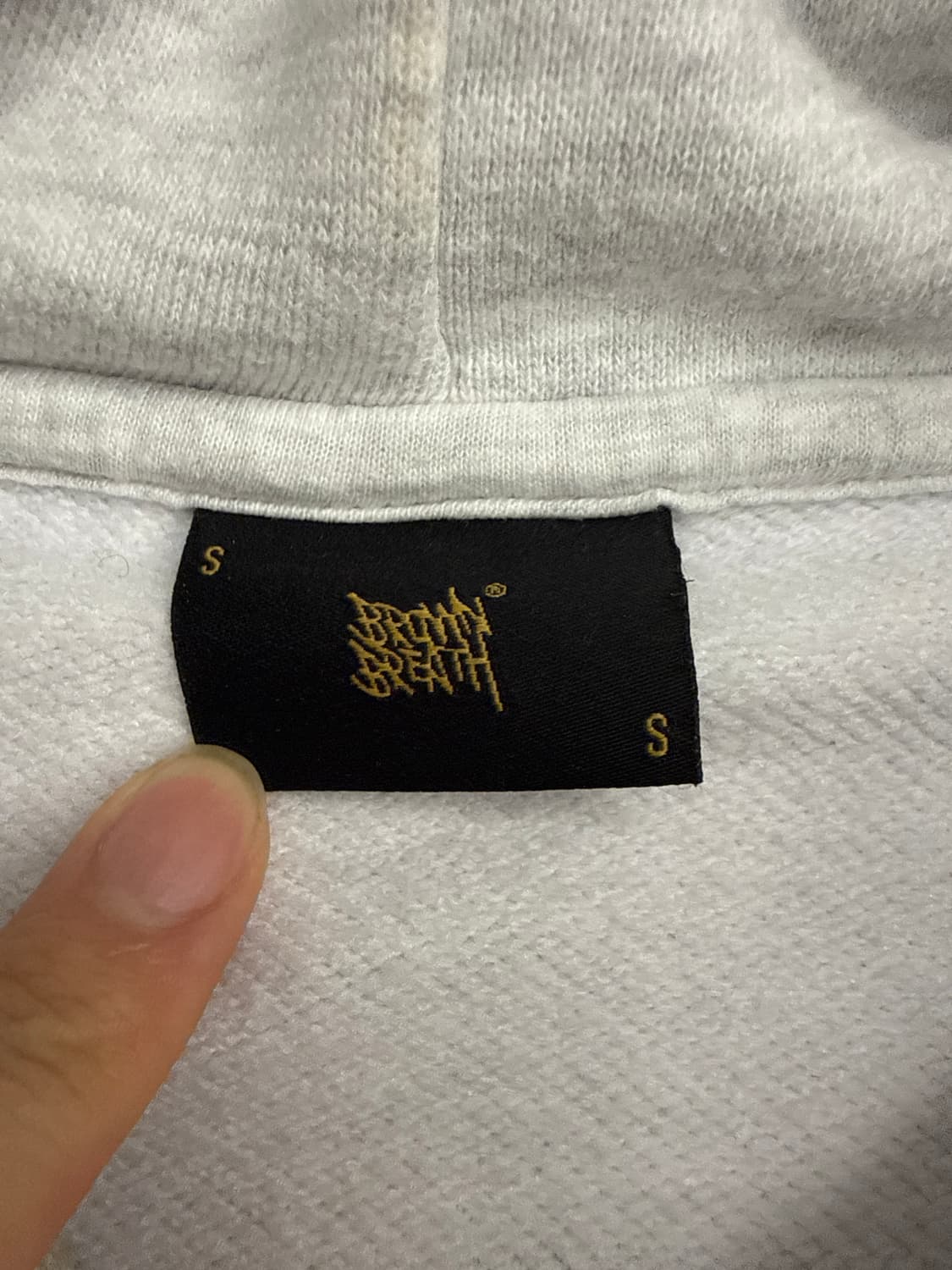 브라운브레스 TAG HOODIE-ASH 상품이미지3