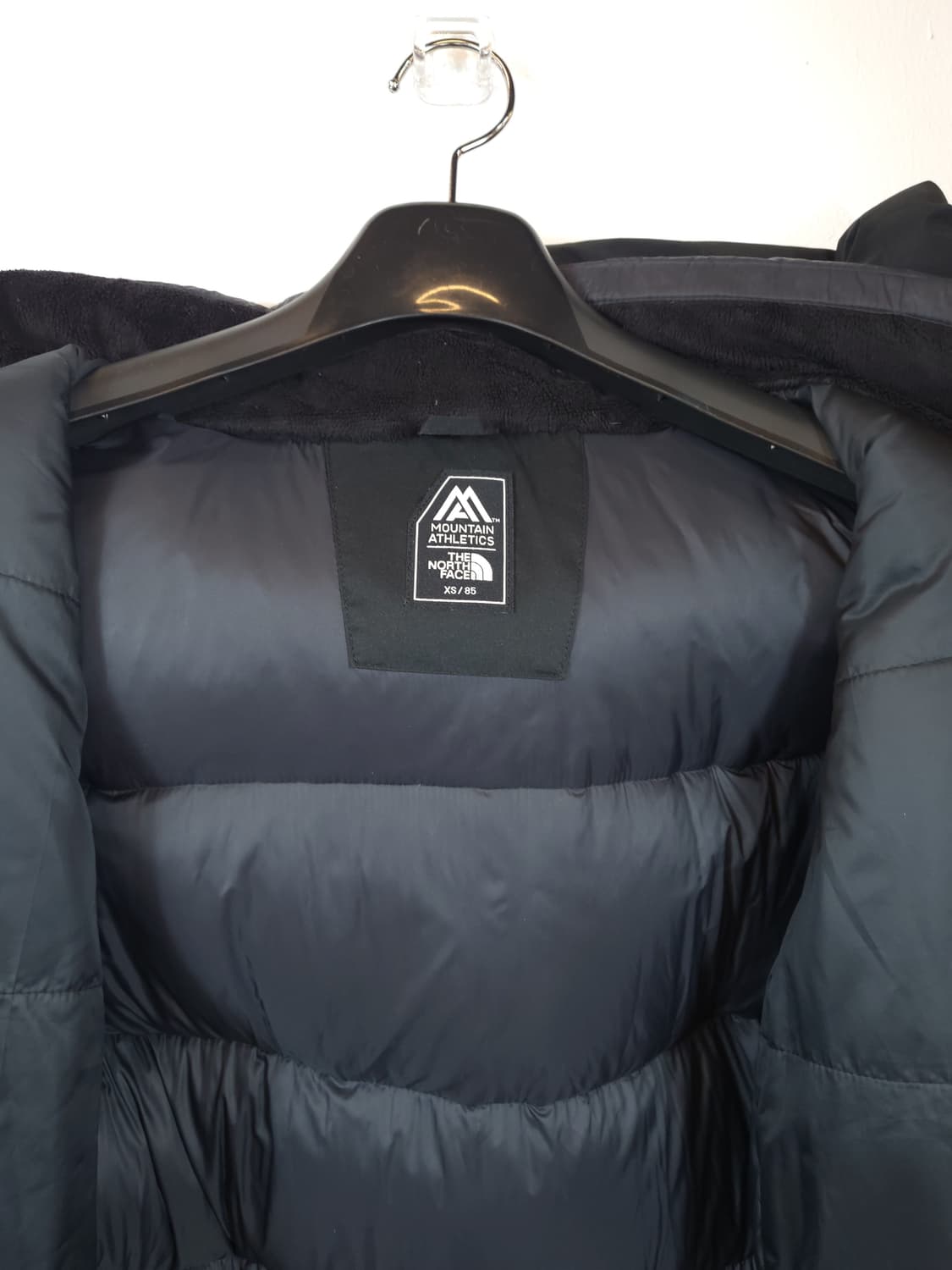 노스페이스 매장정품 덕다운후드롱패딩 85 XS(85-90) 새제품급 상품이미지7