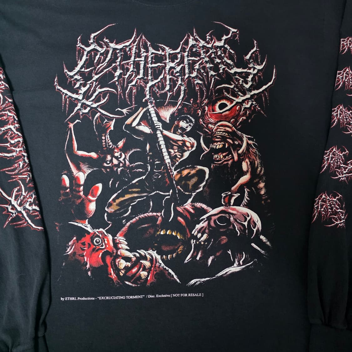 [XXL] 베르세르크 부틀렉 이더리얼 스튜디오 블랙 롱슬리브 상품이미지2