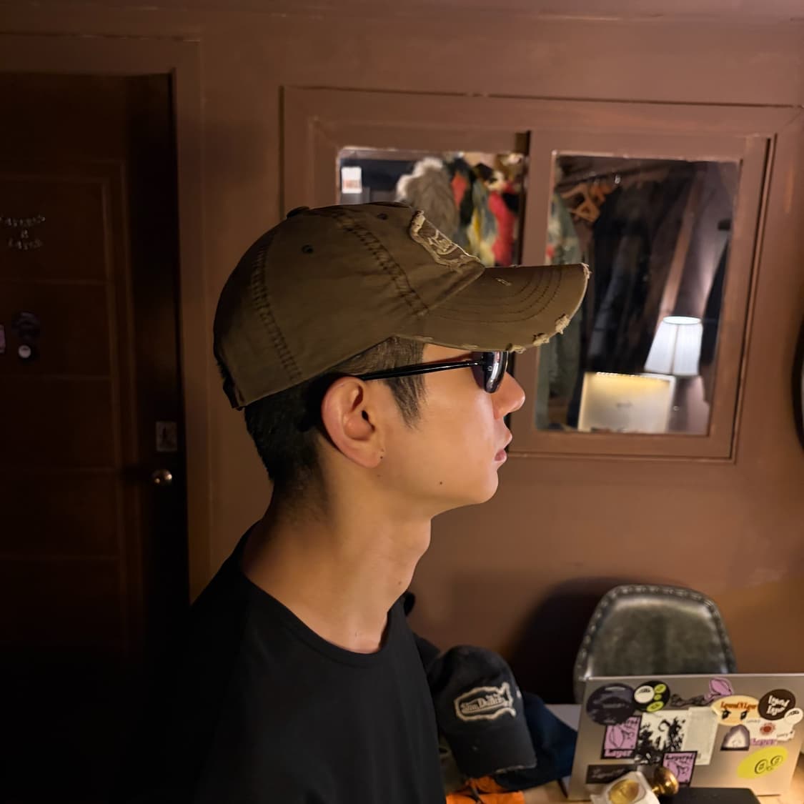 VON DUTCH DISTRESS GRUNGE BALL CAP BROWN 상품이미지2