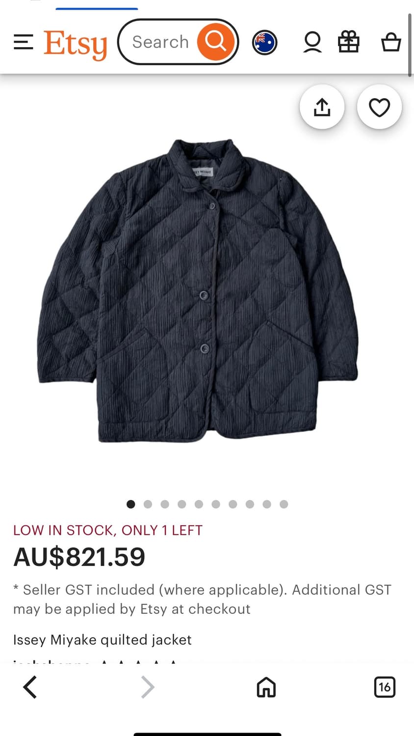 ISSEY MIYAKE 2004 아카이브 퀼티드 다운 재킷 상품이미지6