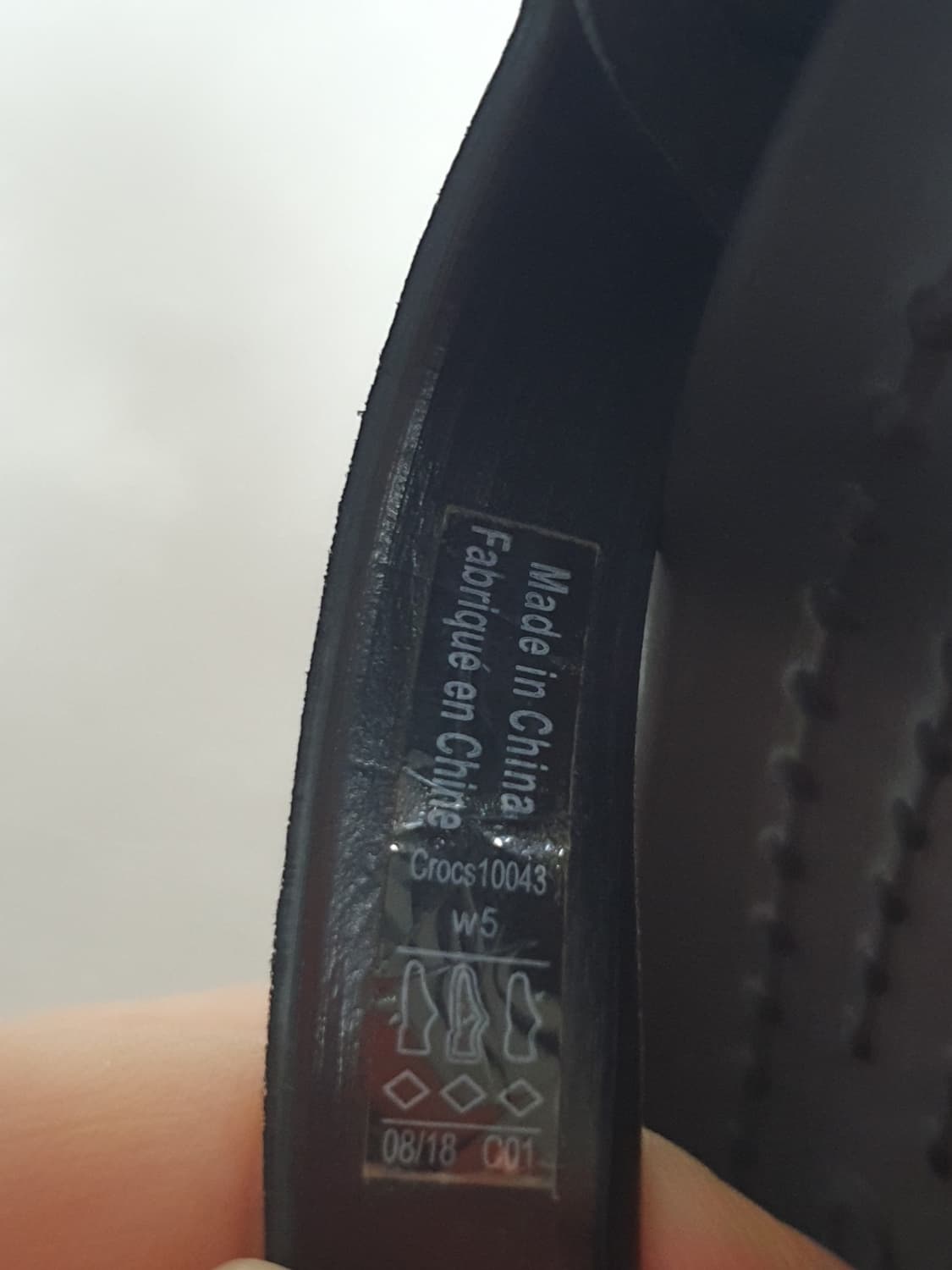 크록스 클레오 스트랩 샌들 블랙 W5 220mm 상품이미지9