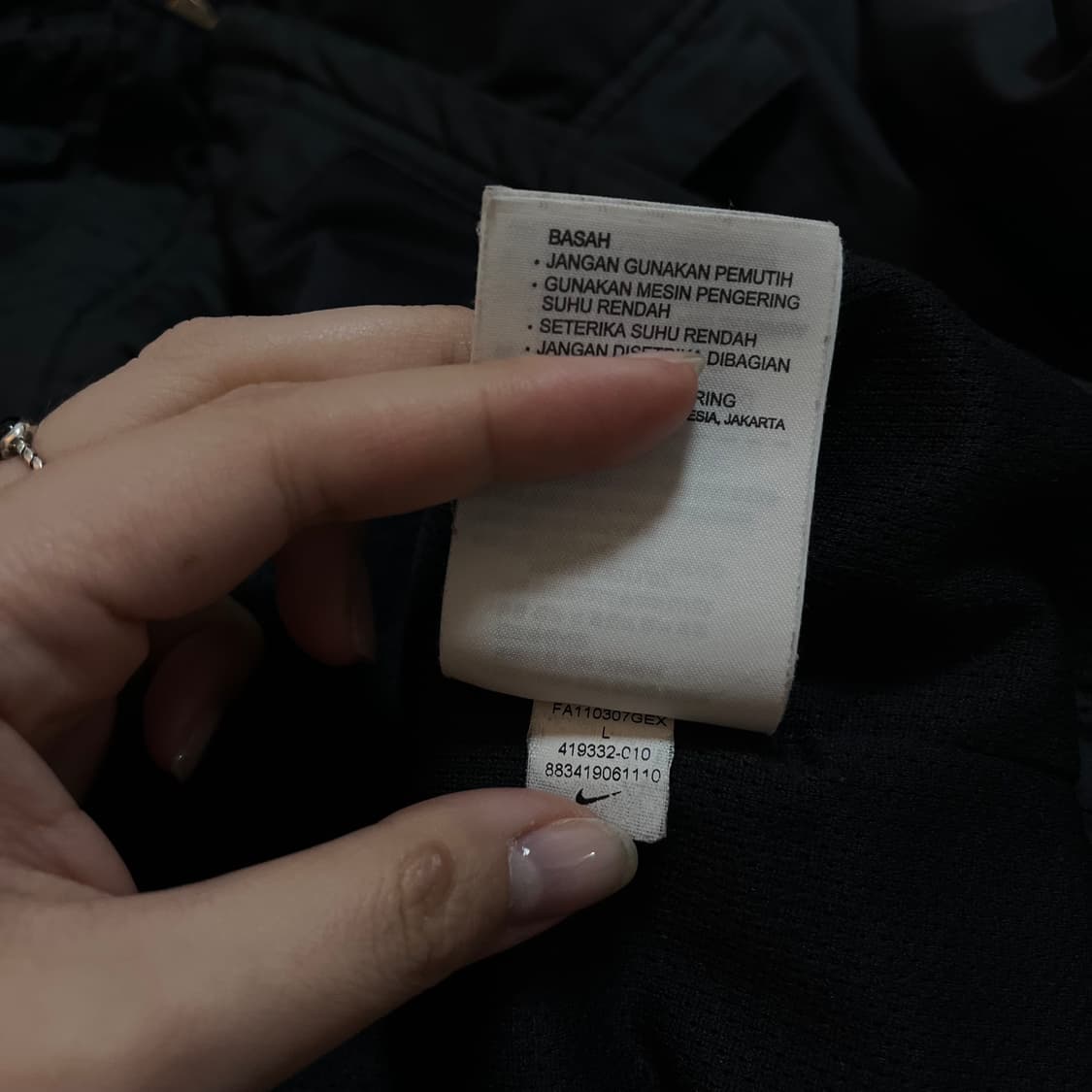 [정품] 나이키 블랙 스우시 투웨이 바막 [ L ] 상품이미지6