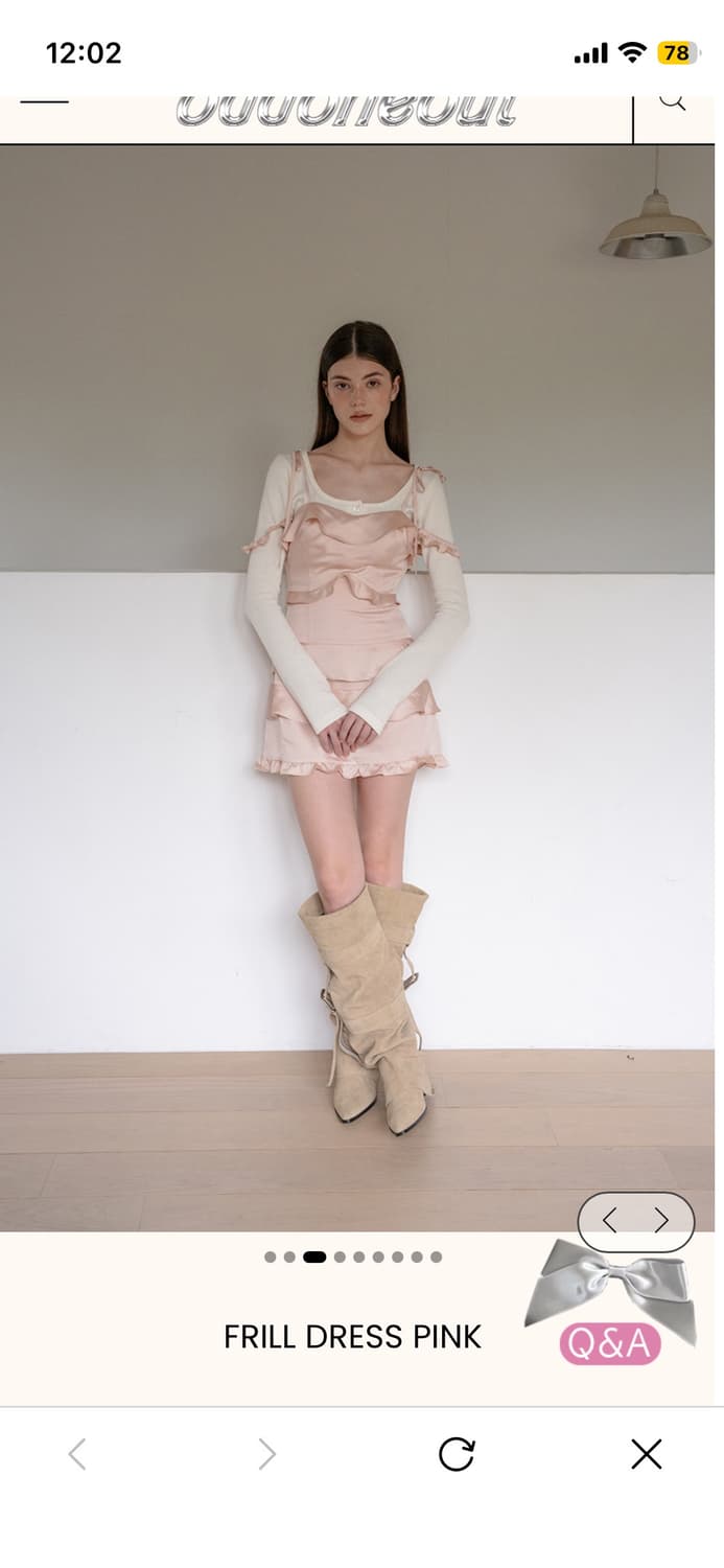 오드원아웃 미니원피스 s 상품이미지4