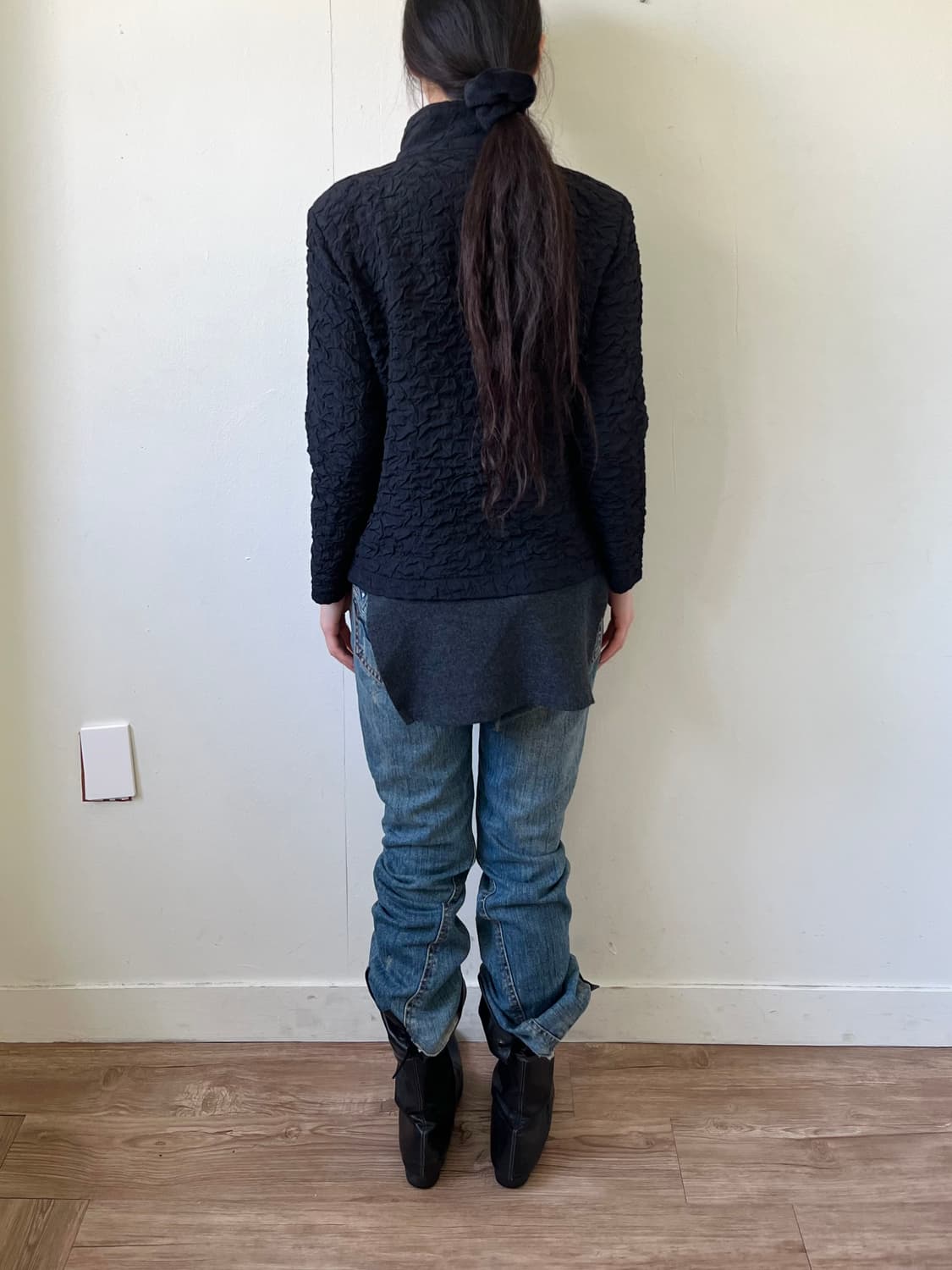 Blue Vine 블랙 프릴 자켓 상품이미지10