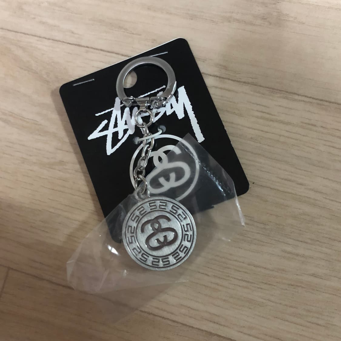 스투시 그릭키링 실버 상품이미지2