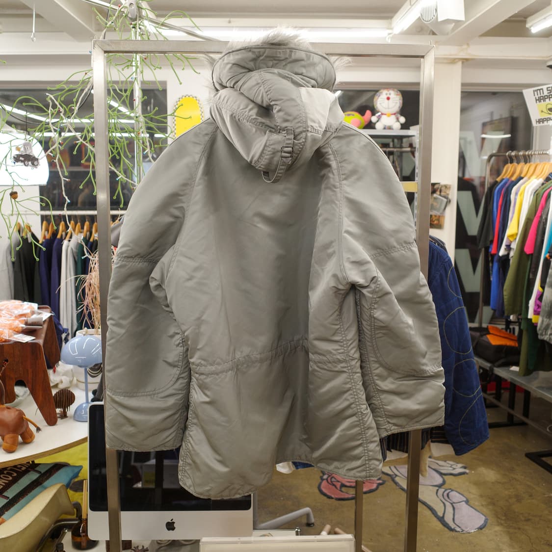 1990's Alpha N-3B Light Grey Parka 상품이미지2