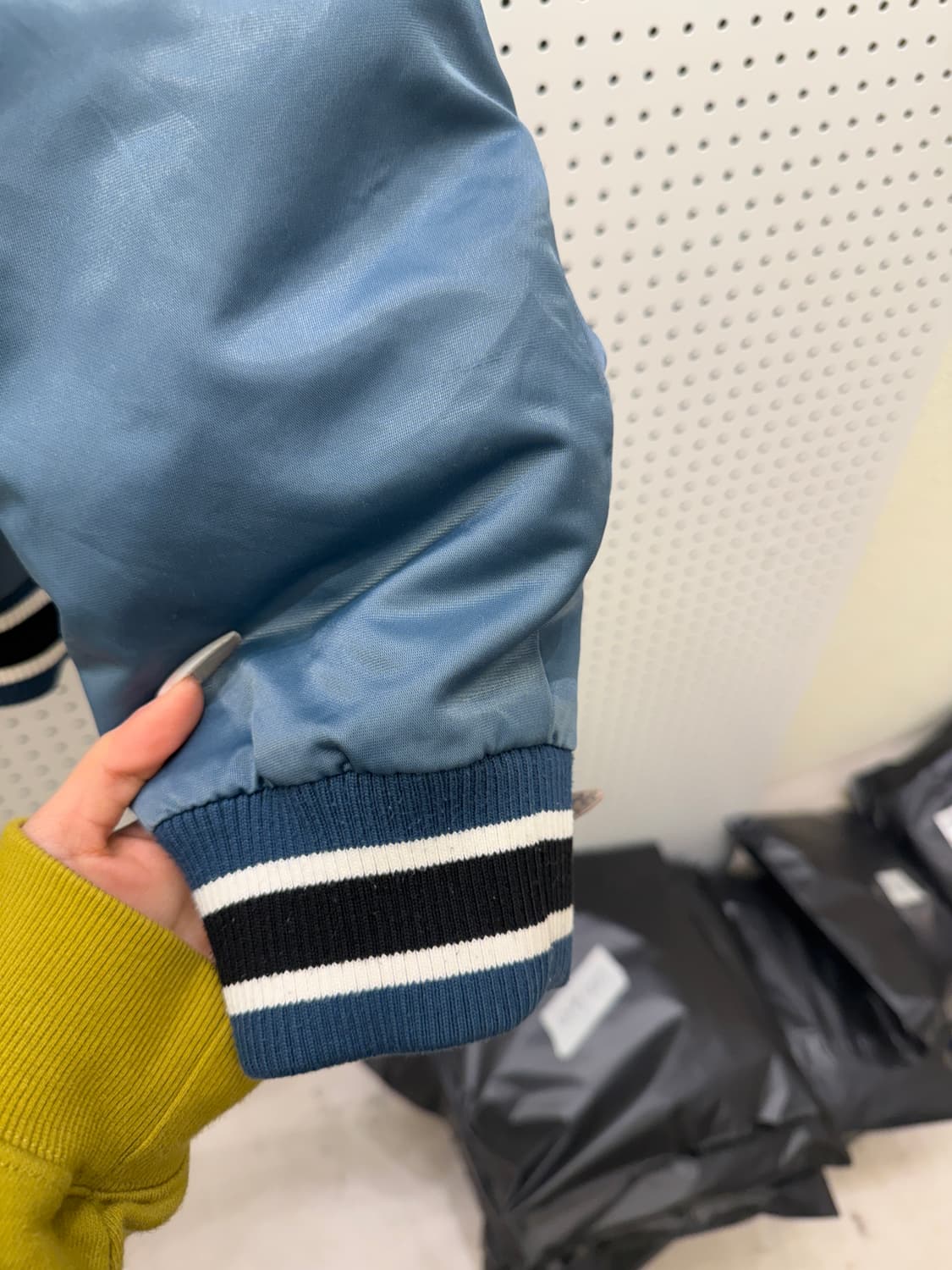 후부 FB 로고 바시티 자켓 U1078  상품이미지4