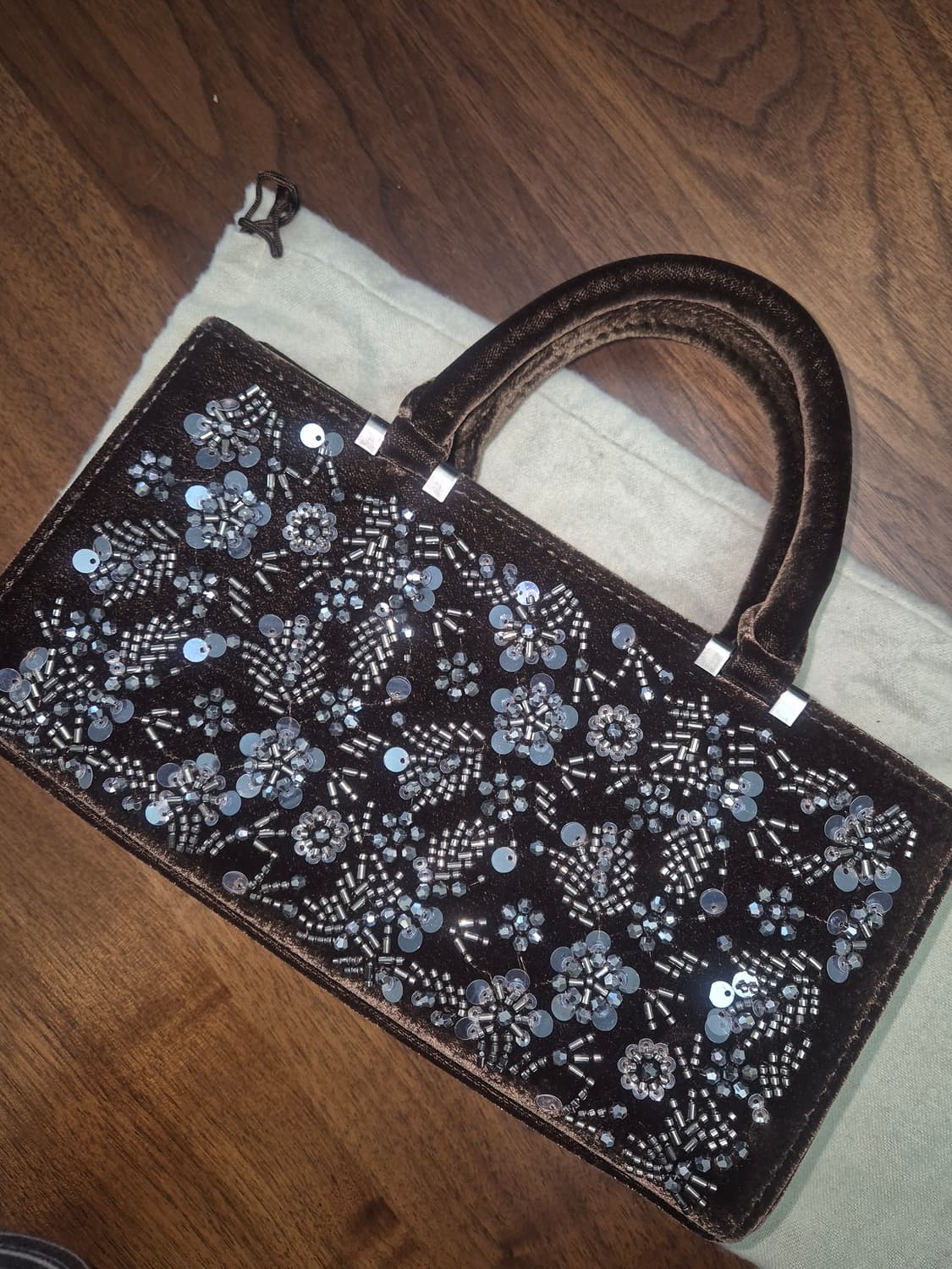 자라 스퀀스 핸드백 (브라운) 상품이미지1