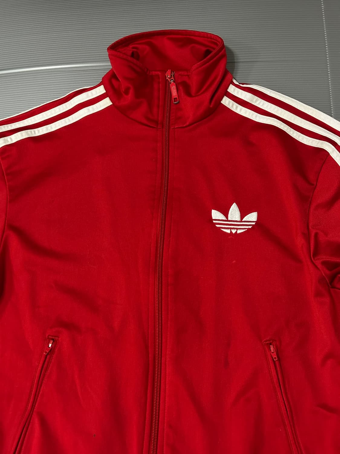 아디다스 파이어버드 트랙탑 져지 레드 XS 상품이미지2