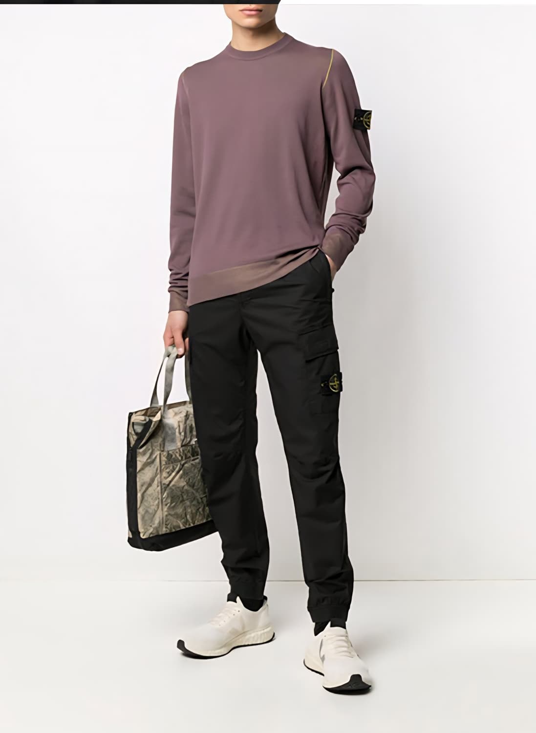 스톤 아일랜드 스트레치 코튼 텔라 파라슈트 카고 팬츠 30-32 22SS 상품이미지1