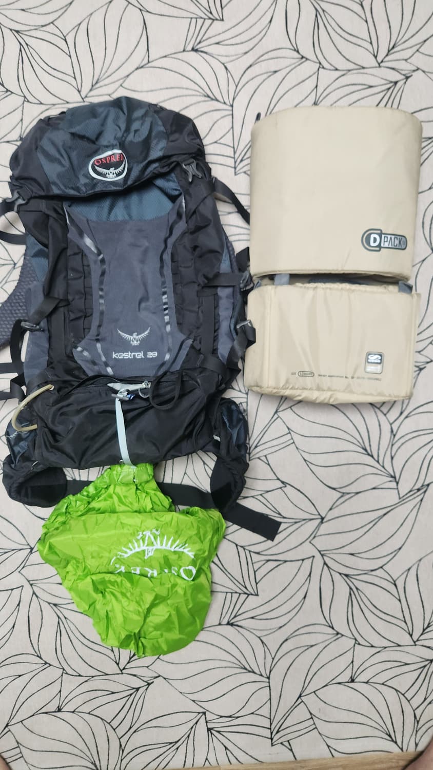 오스프리 케스트렐 28 등산 배낭 추가구성 D-pack S 롱,숏 set 상품이미지1
