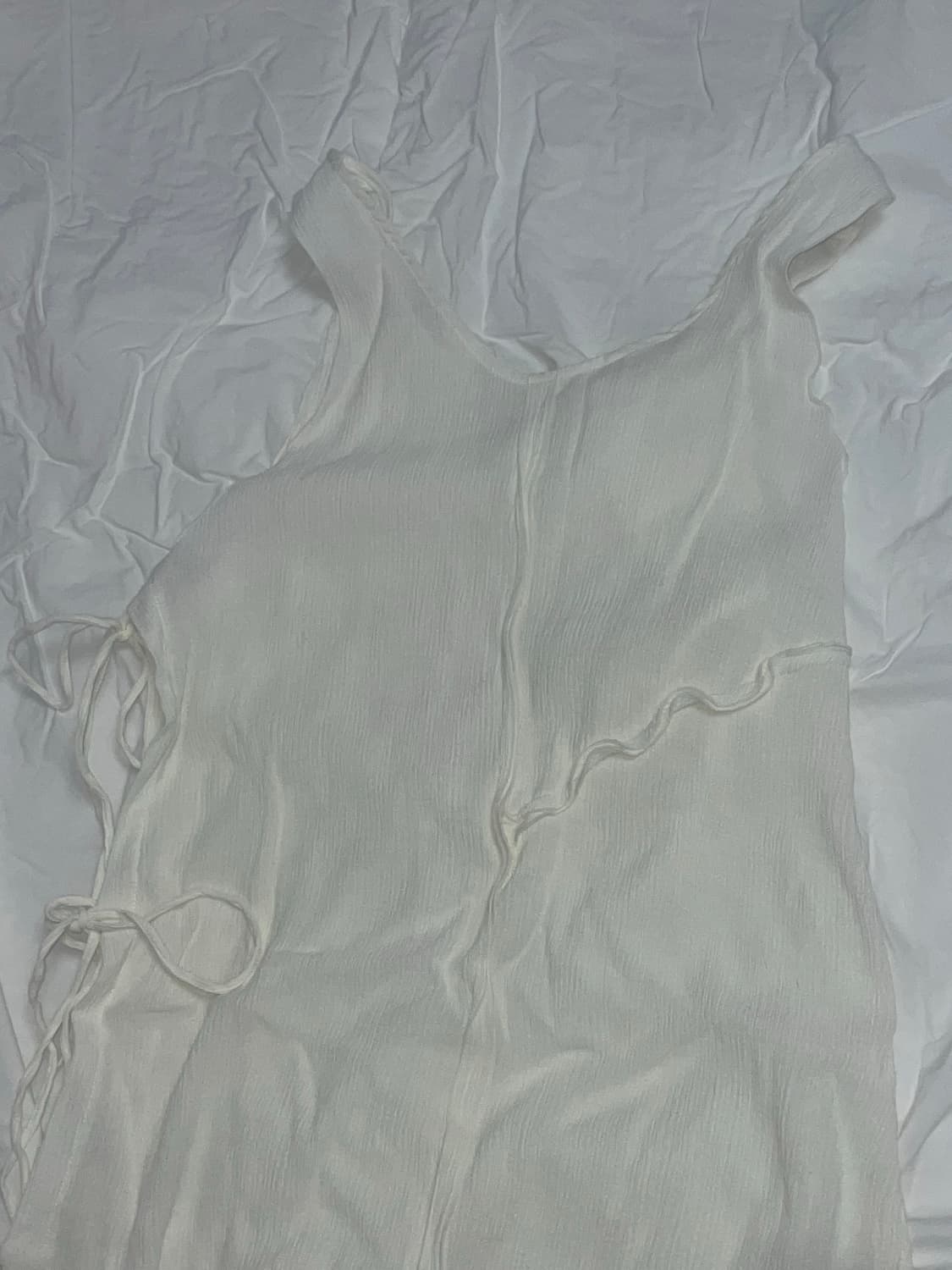 인사일런스 레이어드 쉬어 롱 원피스 상품이미지4