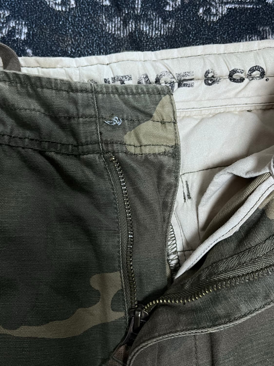 USA 90‘s 카모 올드스쿨 와이드팬츠 34 상품이미지4