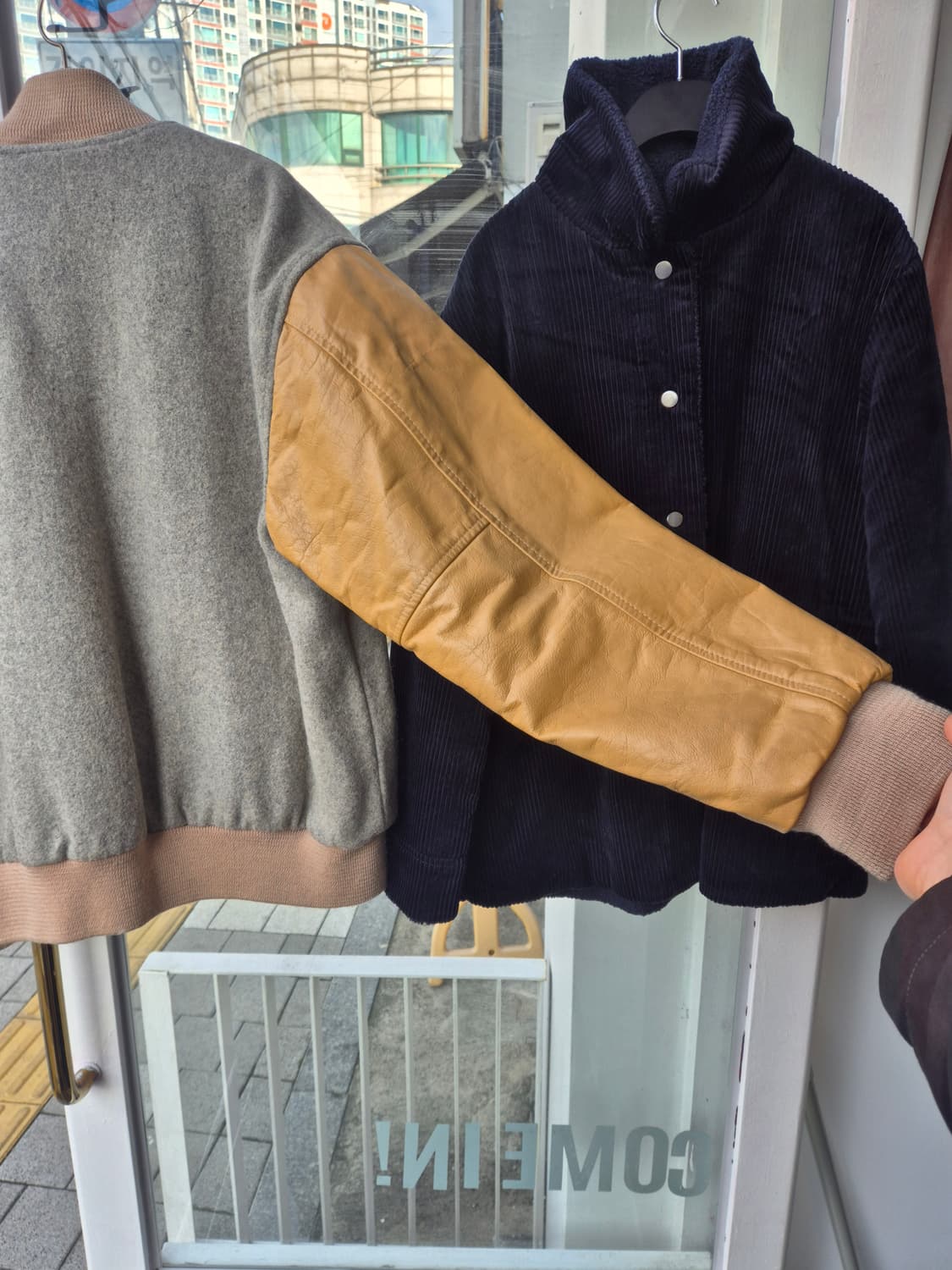 GAME 바시티 자켓 회색 L 사이즈 상품이미지6