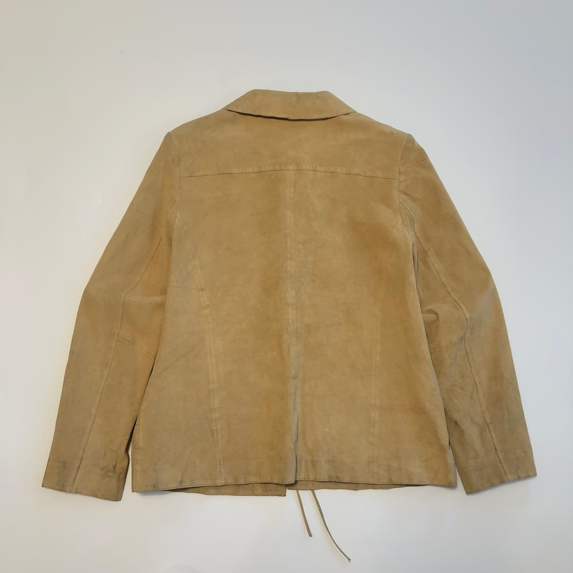 1990s 빈티지 샌드베이지 웨스턴 레더자켓  상품이미지2