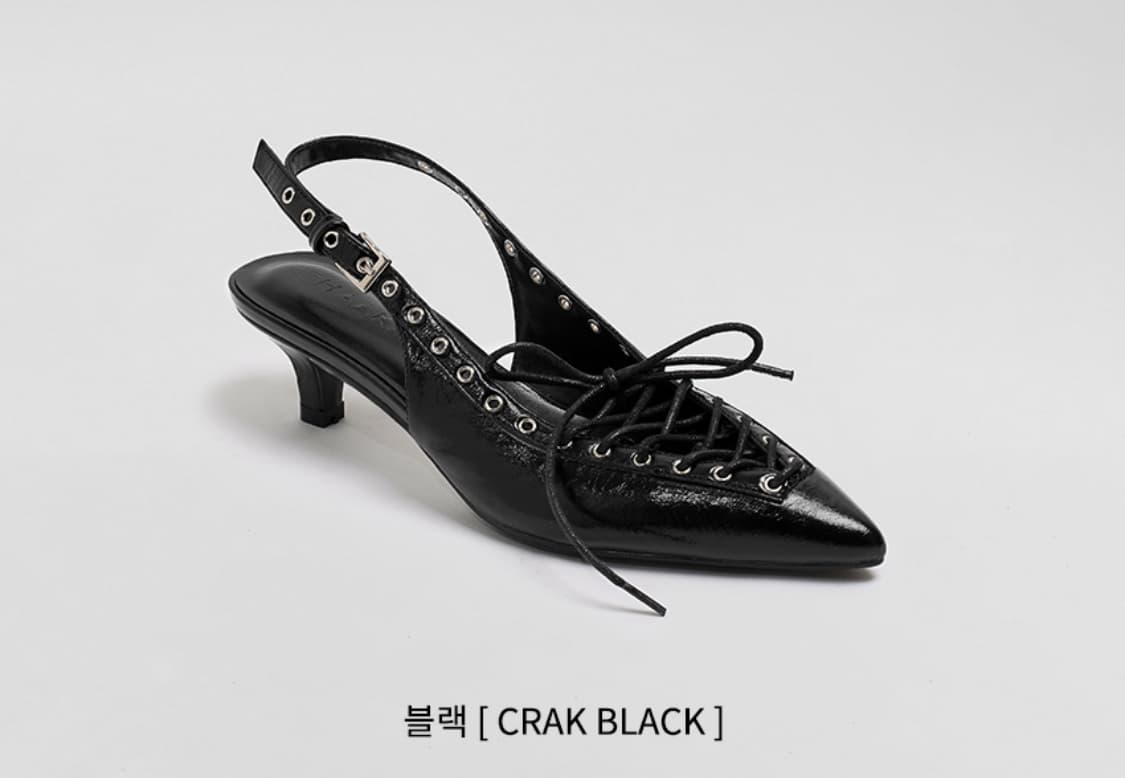 착한구두 샤일러 레이스업 슬링백 SBFBT1i118 (5cm) 상품이미지1