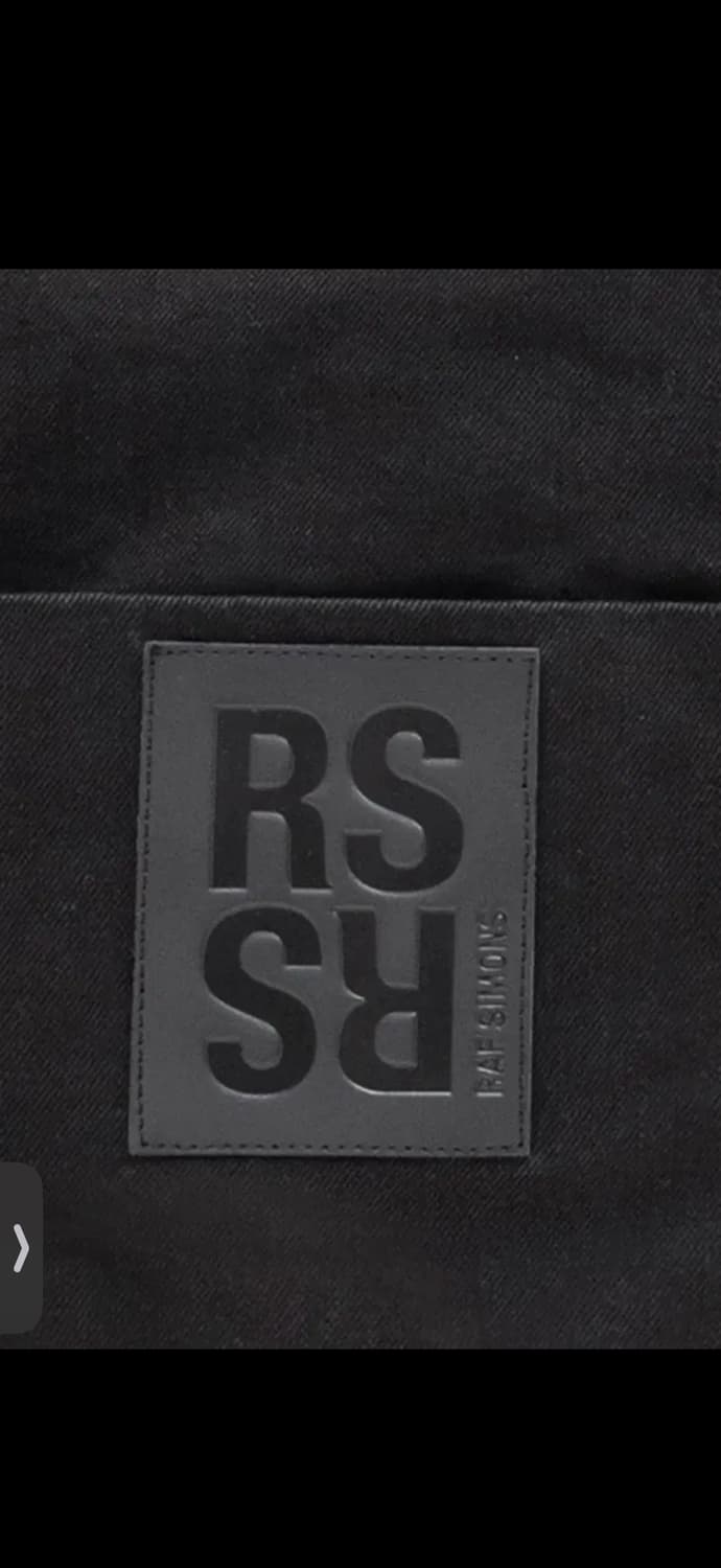 라프시몬스 디스트레스 RS코튼토트백 블랙 OS 상품이미지6