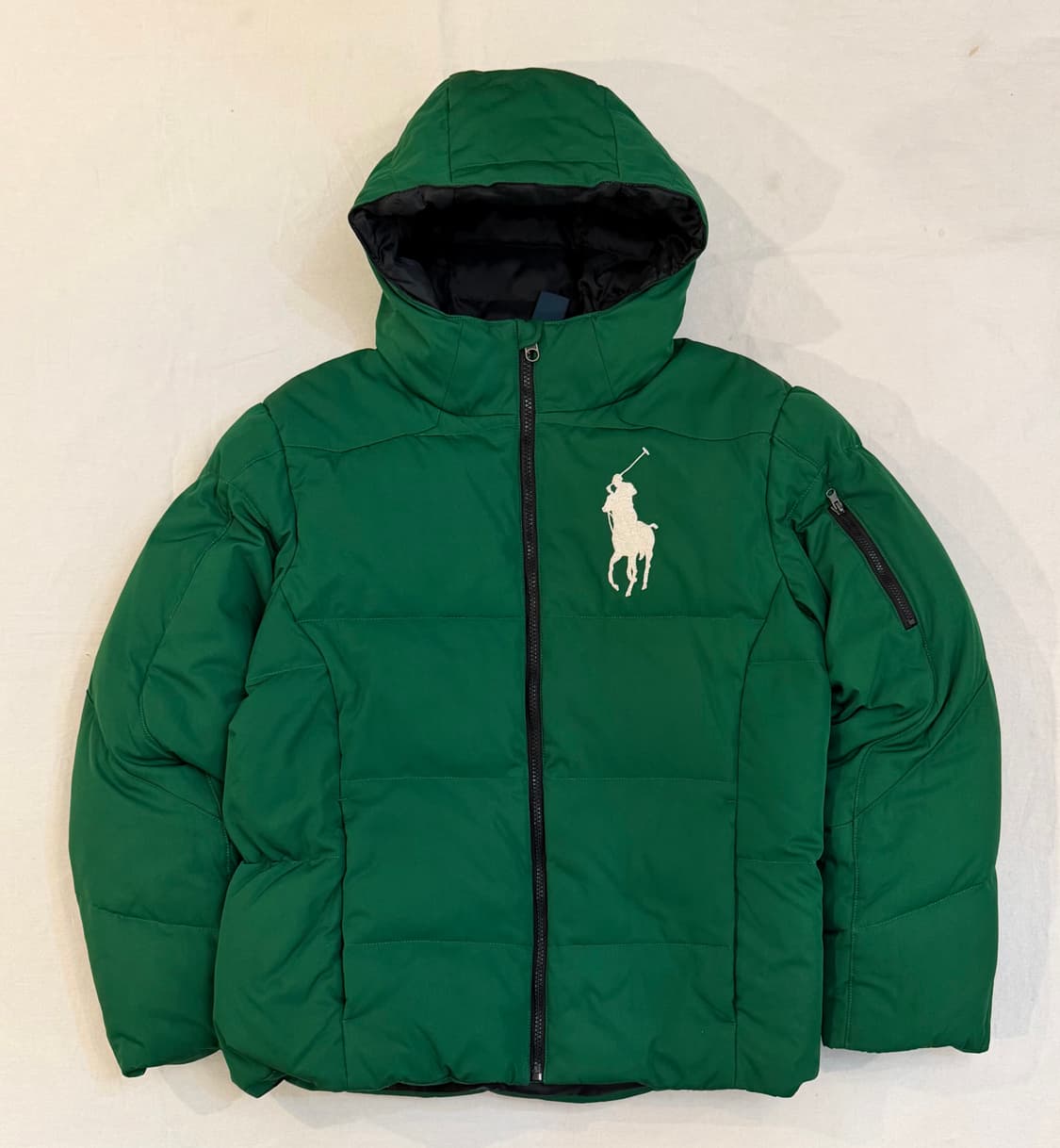 폴로 랄프로렌 빅포니 치프키프 다운 패딩 딥그린 상품이미지1