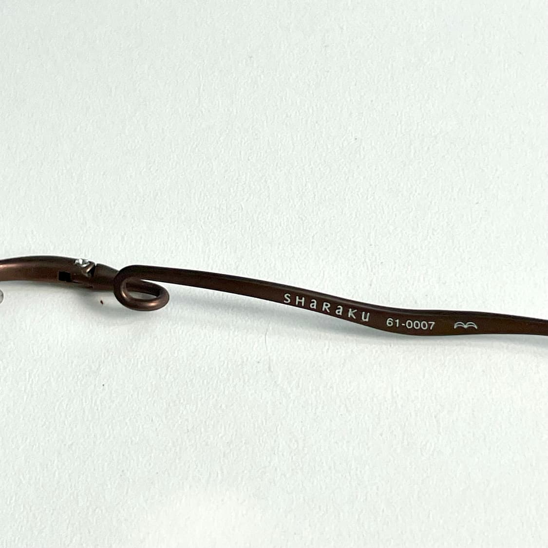 SHARAKU 일본의 하우스 브랜드 샤라쿠 사의 빈티지 무테 안경 상품이미지4