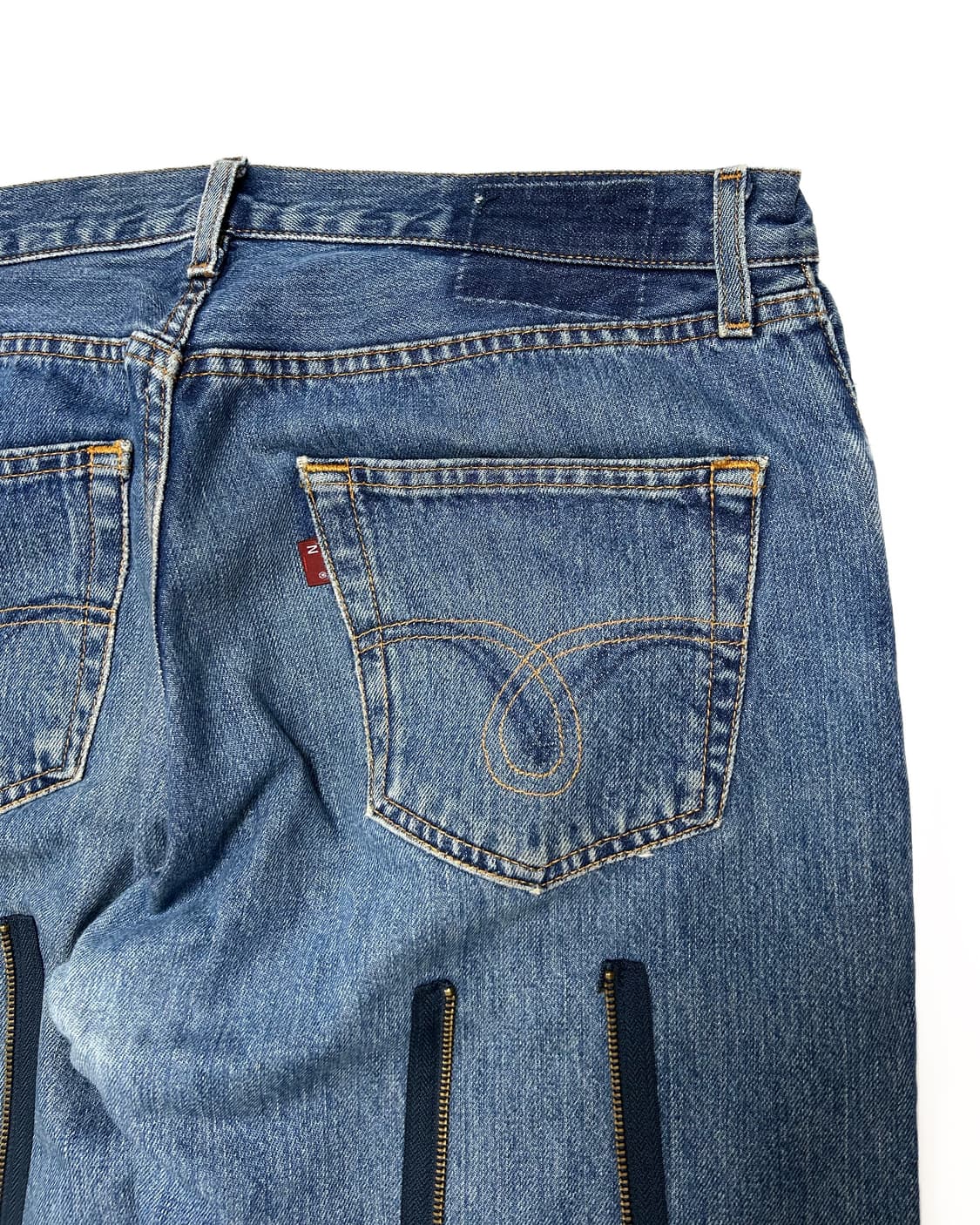 (33)리빌드 바이 니들스 백지퍼 데님팬츠 상품이미지7