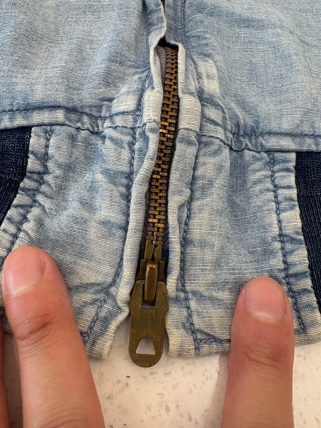 레미릴리프 데님 반다나 봄버자켓 상품이미지5