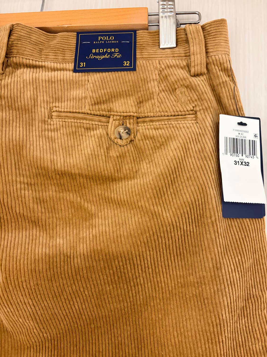 폴로 랄프 로렌 남성 스트레치 스트레이트핏 코듀로이 팬츠 31/32 상품이미지4