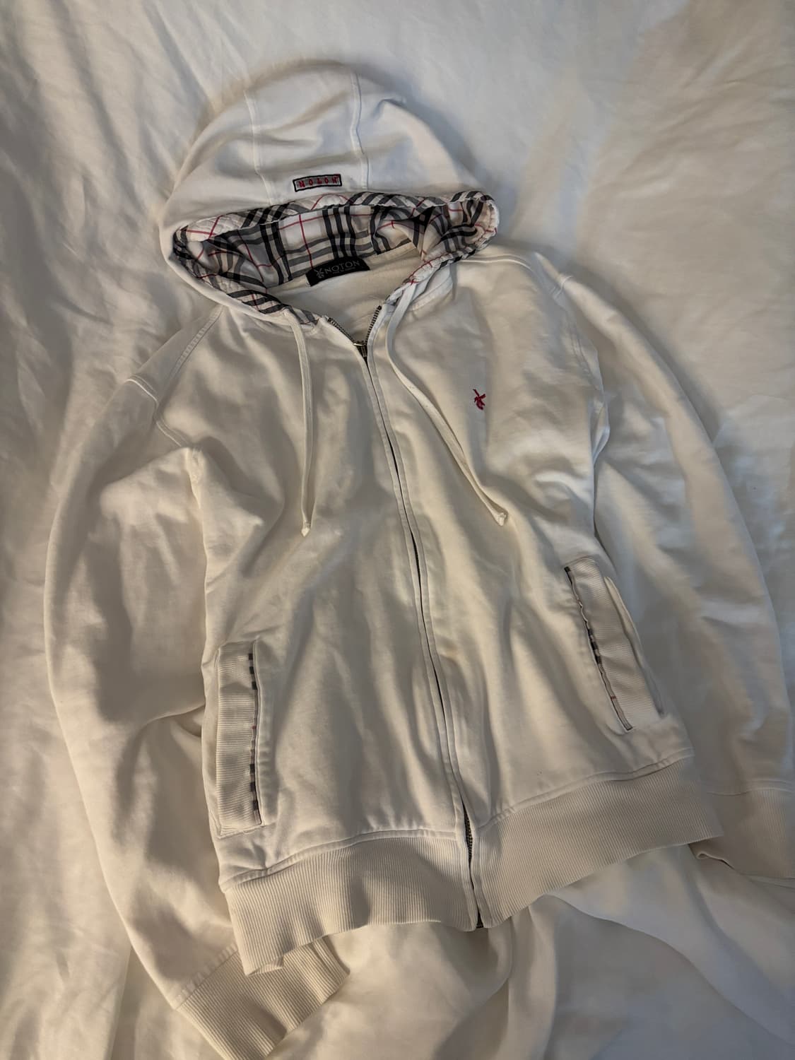 NOTON 후드집업 화이트 상품이미지1