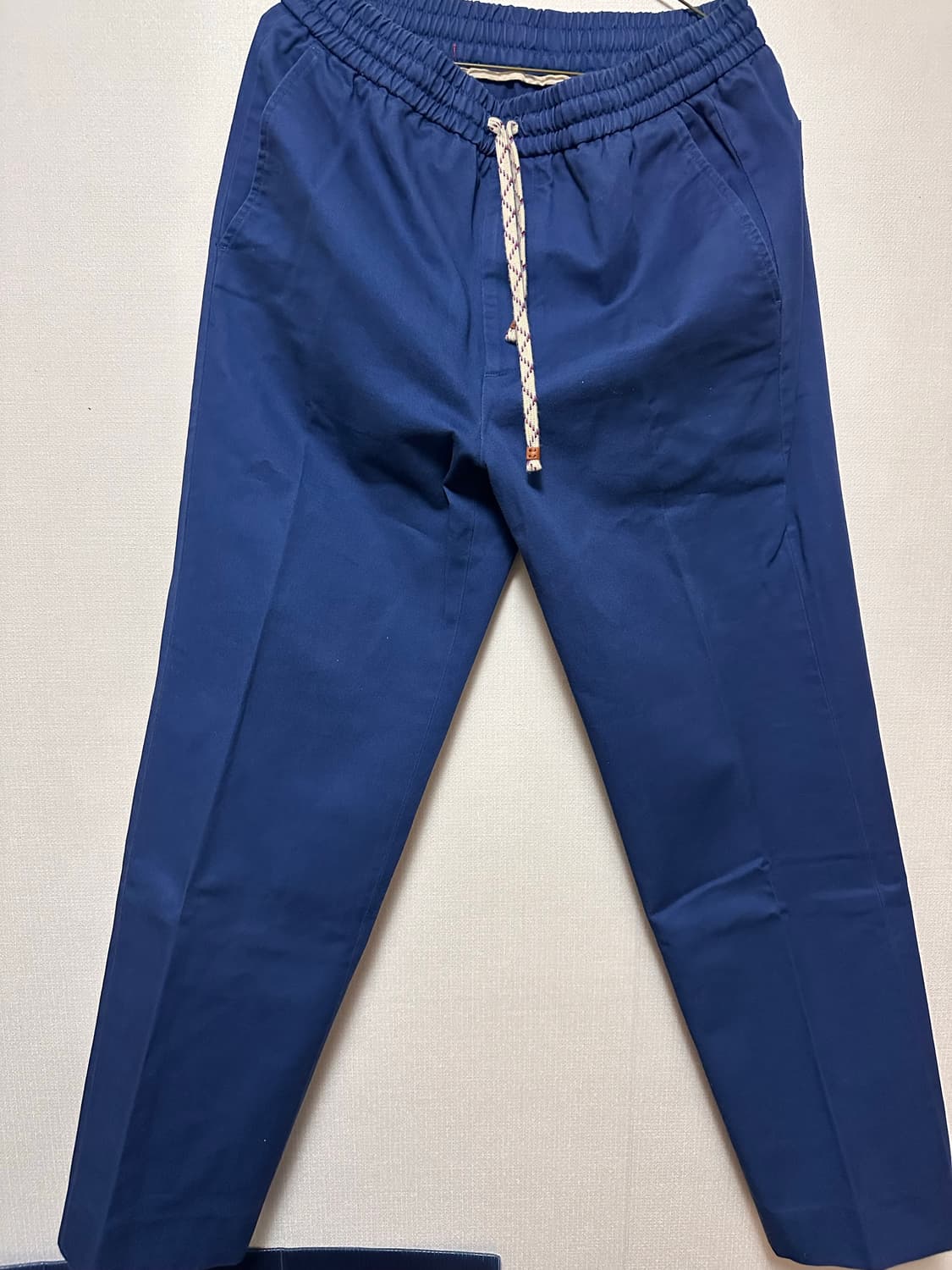 (탭만뗀 새상품!!) 구찌 22FW 네이비 치노 팬츠 46 상품이미지1