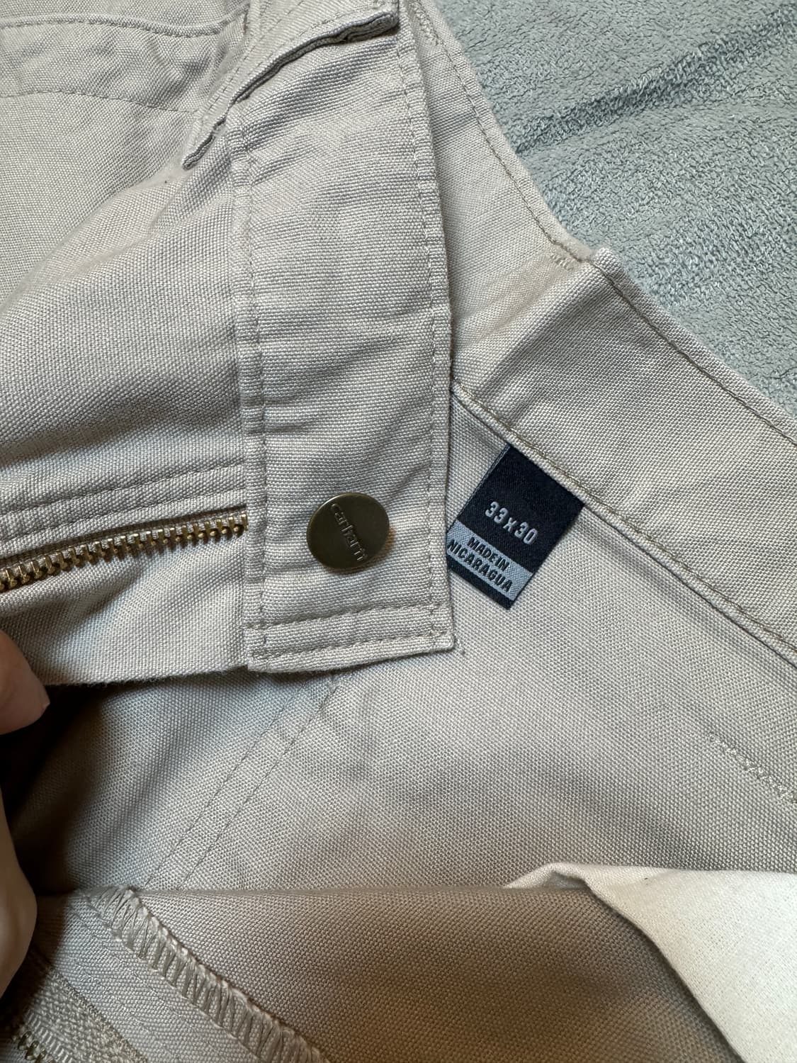 칼하트 유틸리티 워크팬츠 베이지 상품이미지4