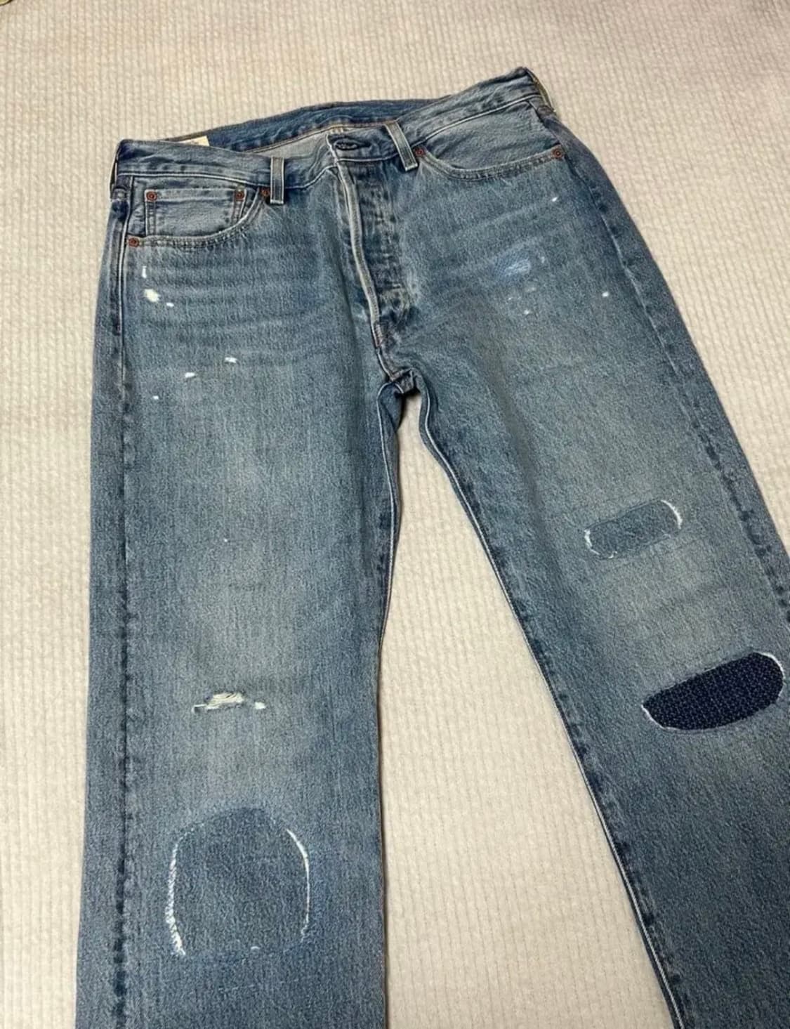 리바이스 LEVIS 501 패치워크 데님 팬츠 32 상품이미지1