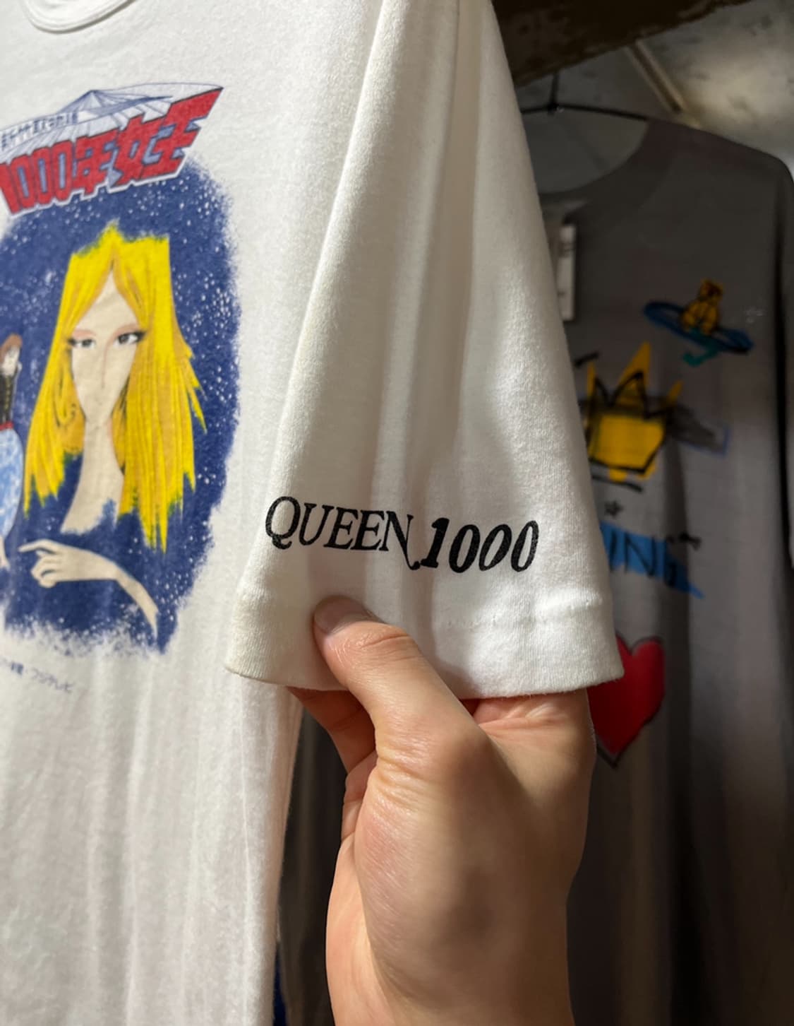 90s 은하철도 999이전 1000년 여왕 빈티지 티셔츠 상품이미지4