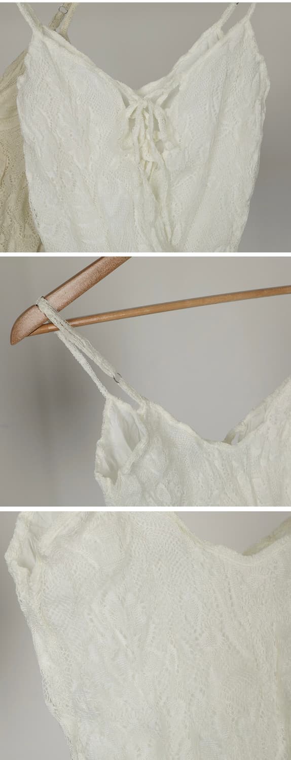 레이스 아일렛 레이어드 뷔스티에 상품이미지3