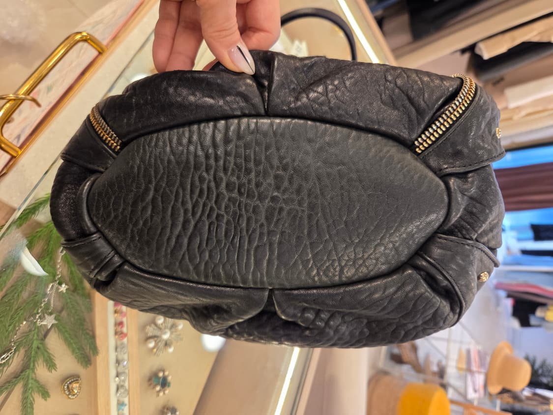 레노마 콤비지퍼 레더 백 (끈조절가능 상품이미지9