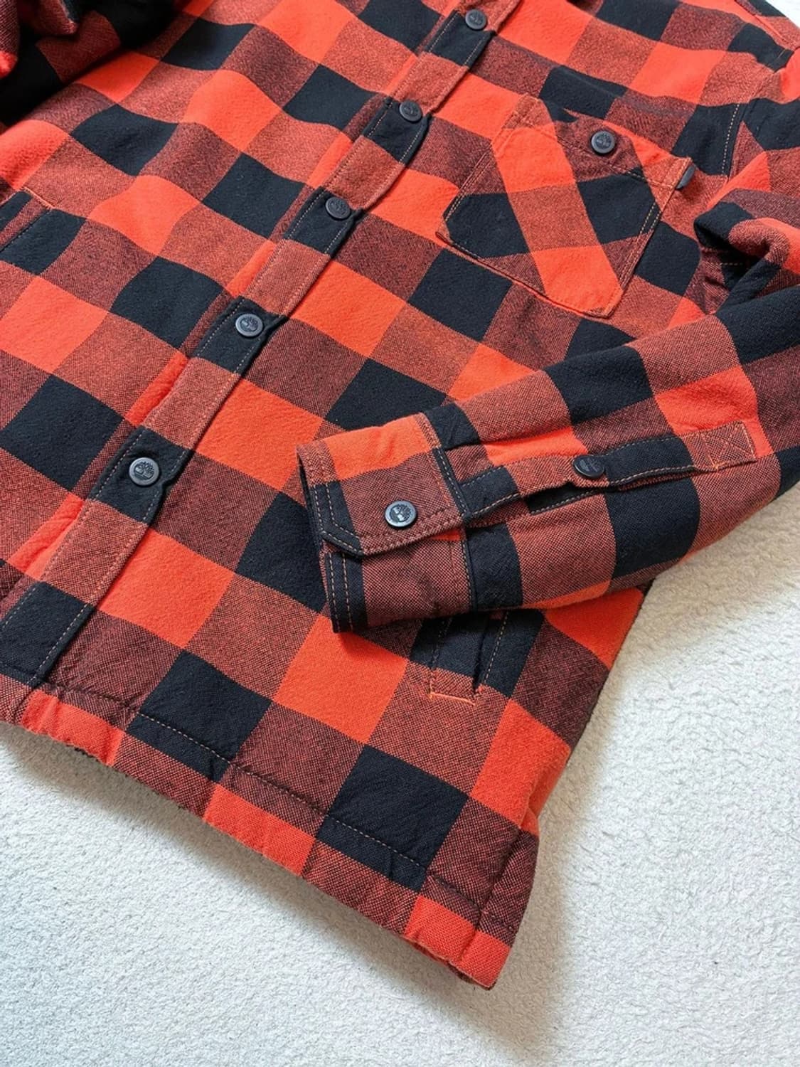 팀버랜드 19ss LS 쉐르파 버팔로 오버셔츠 PN7412 상품이미지5