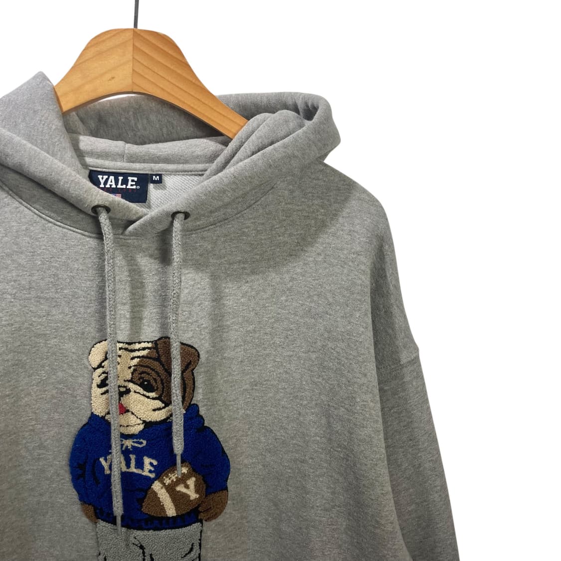 예일 빅로고 그레이 후드 상품이미지3