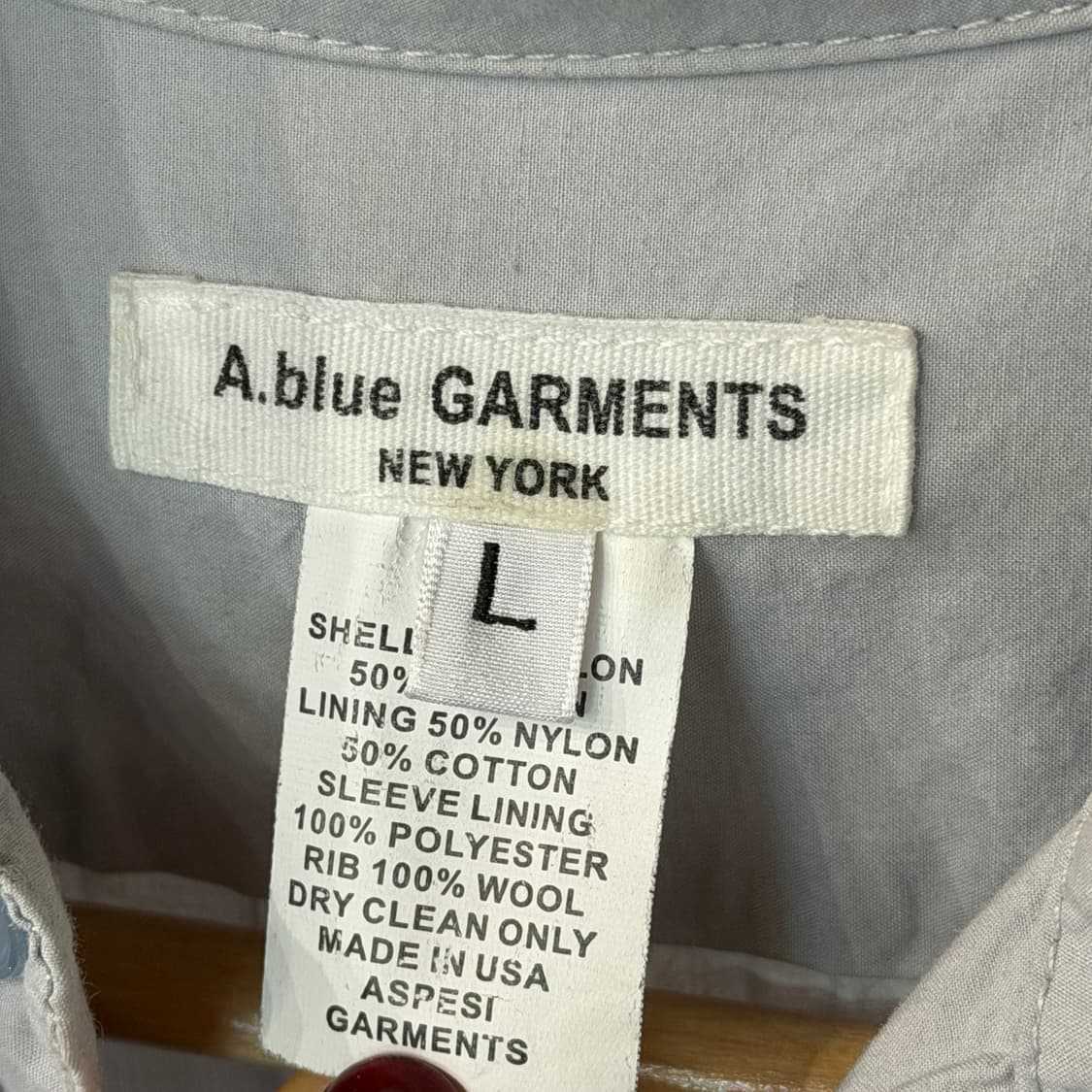 [L] A.blue garments 패치워크 셔츠 상품이미지5