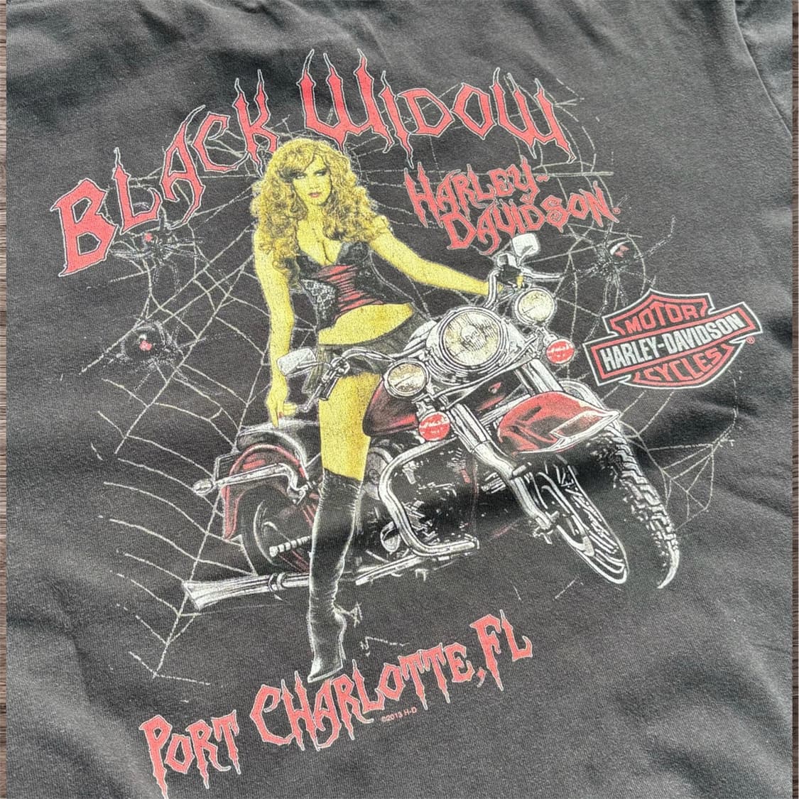 Harley-Davidson ’BLACK WIDOW‘ T-shirt 상품이미지4