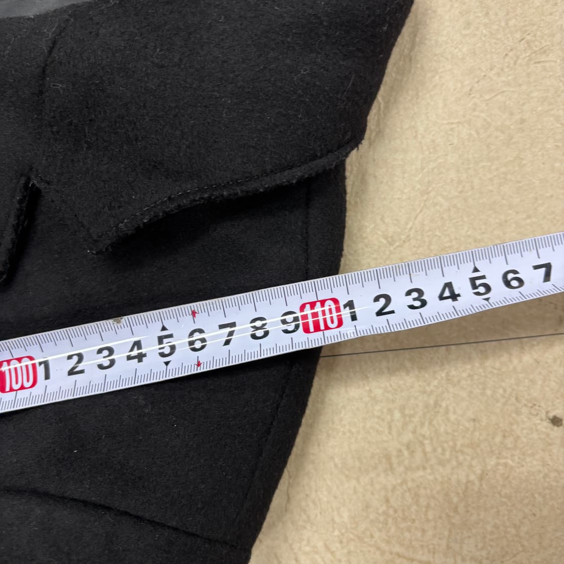 토니웩 블랙 캐시미어 모직 롱 코트 상품이미지5