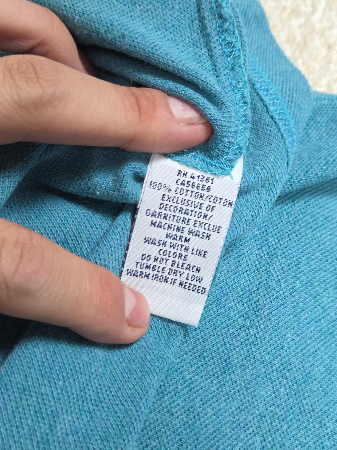 [폴로 랄프로렌] 커스텀 핏 코튼 메쉬 카라 반팔 티셔츠 | S00072 상품이미지5