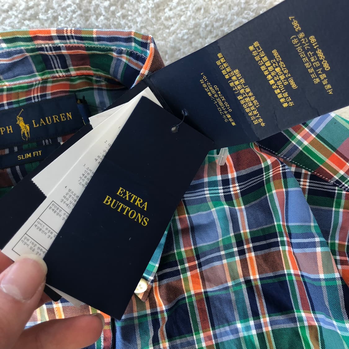 폴로랄프로렌 체크셔츠 상품이미지6