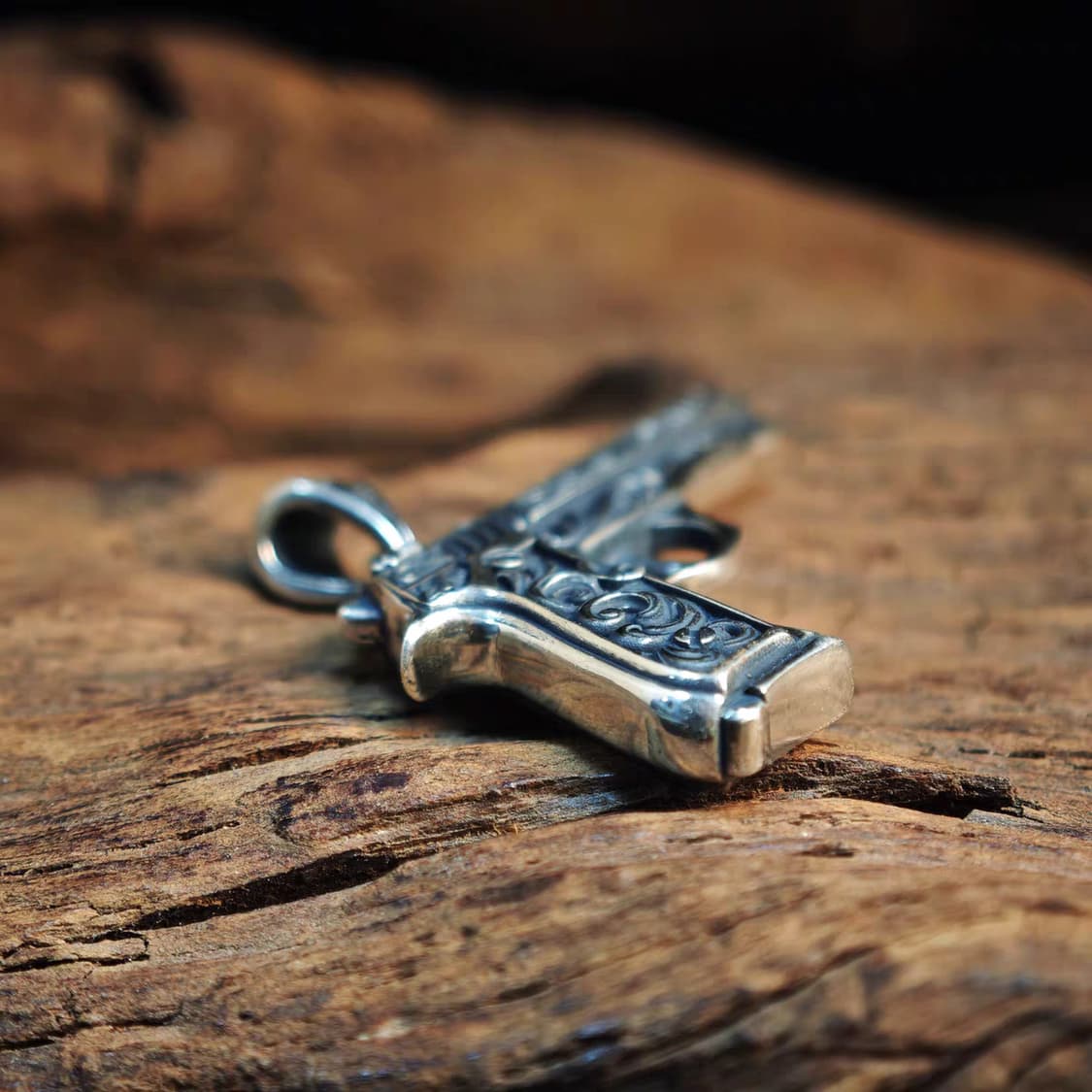 Oceanora  925 스털링 실버 '데저트 이글' 앤티크 펜던트 상품이미지6