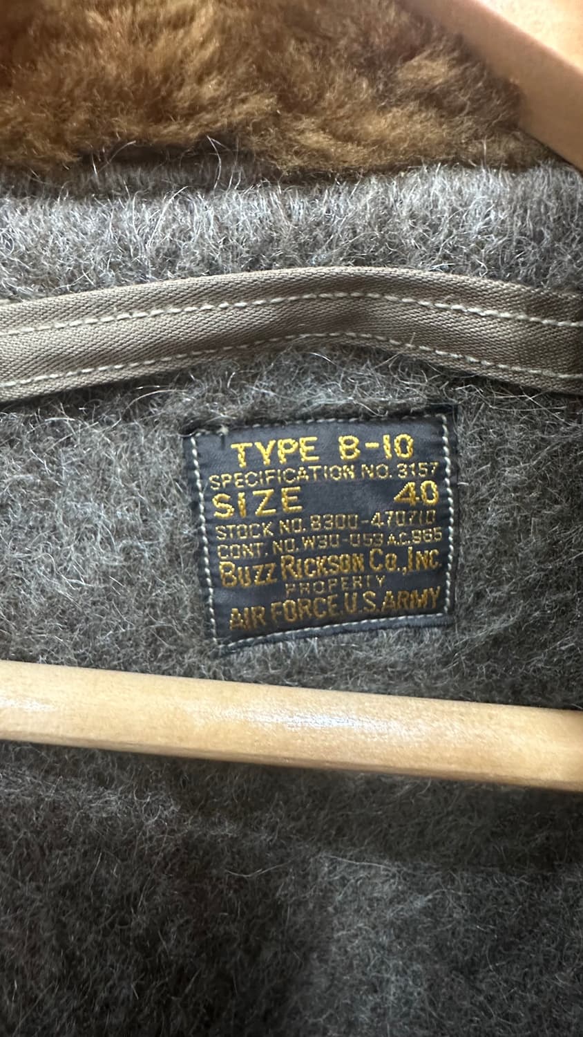 버즈릭슨 b-10 자켓40사이즈 m품번 상품이미지4