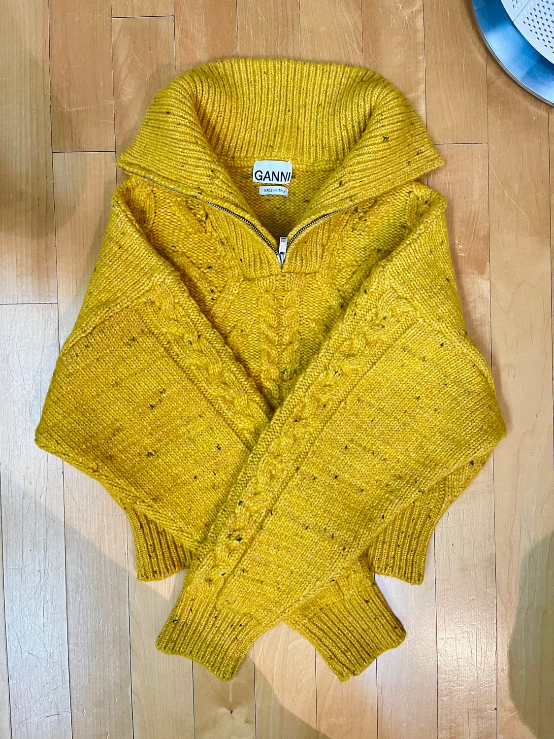 GANNI 가니 케이블 니트 스웨터 S 상품이미지3