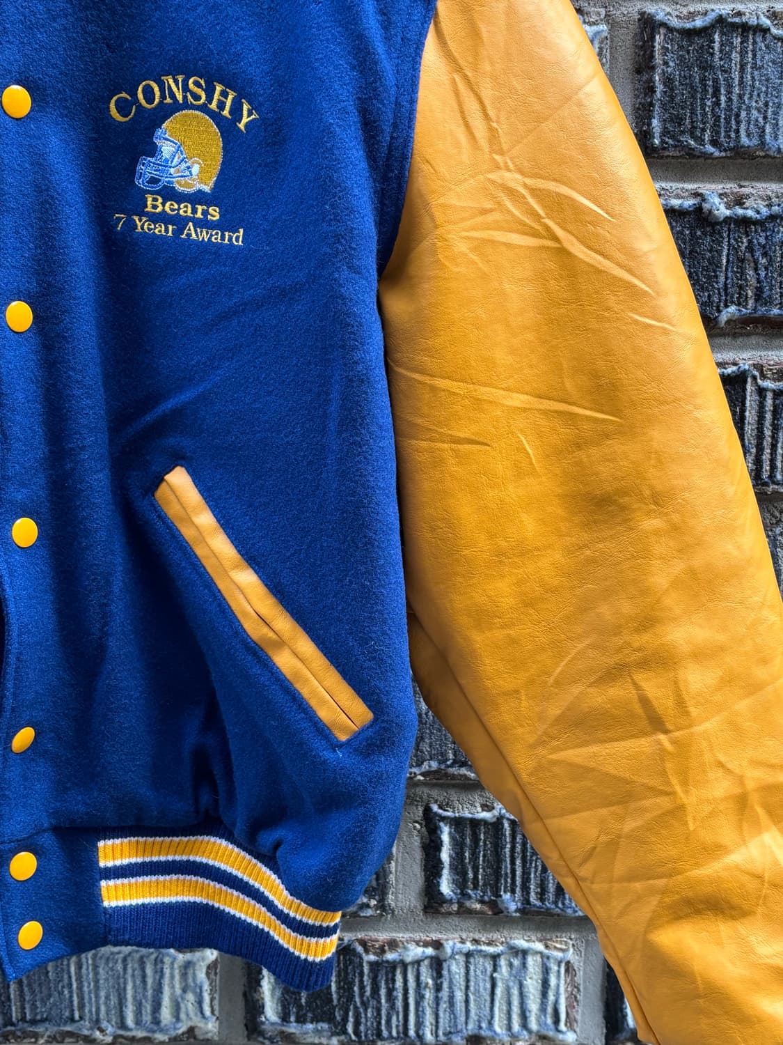 90s 미국 바시티 자켓 CONSHY BEARS 상품이미지3