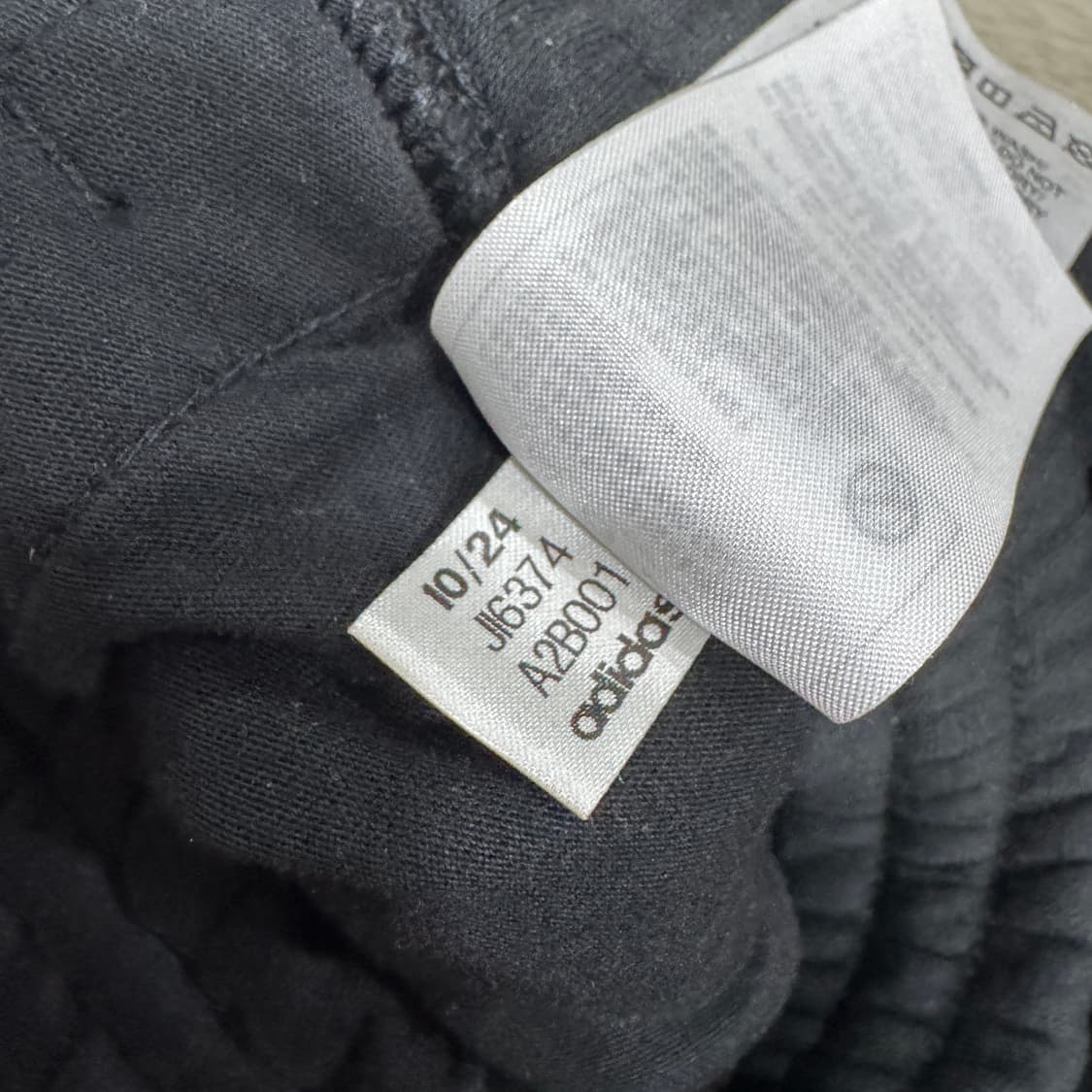 아디다스 블랙 와이드 트레이닝 기모 팬츠 상품이미지7