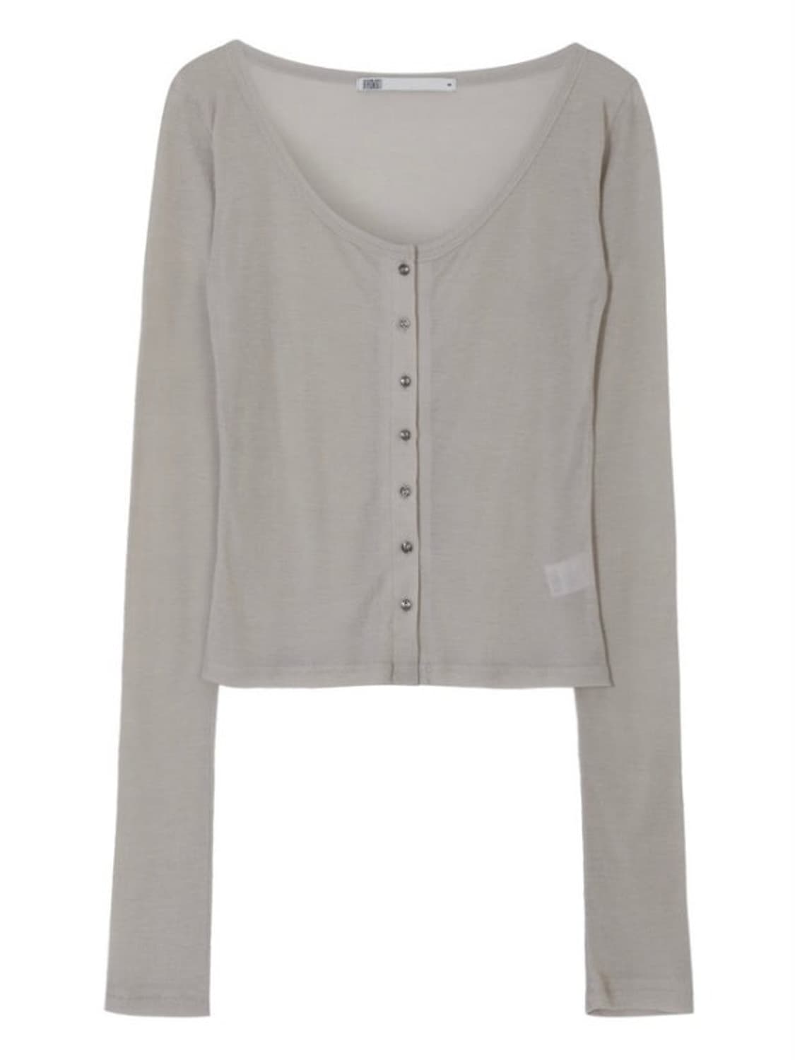 보헤미안서울 베이직 스쿱가디건 베이지 상품이미지1