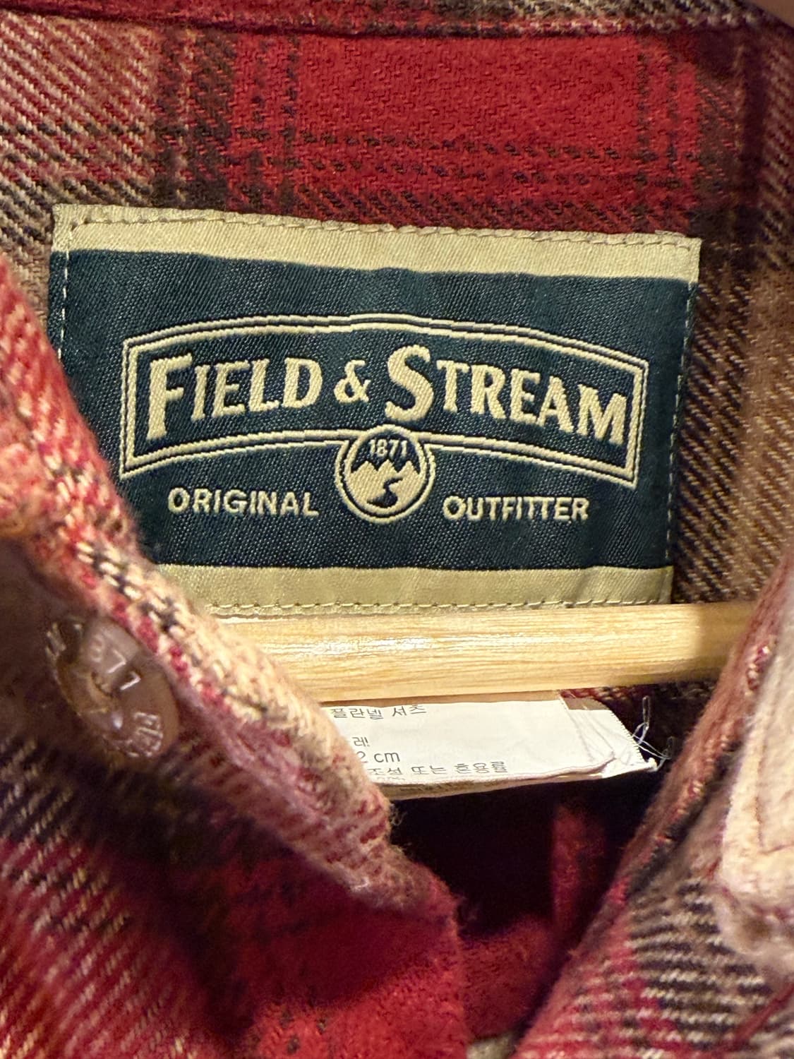 필드앤스트림 빈티지 플란넬 체크셔츠 상품이미지2